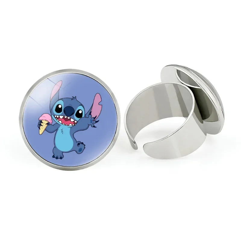 Disney Cartoon Character Rings for Kids - Fun & Colorful Jewelry for Birthday Gifts, Party Favors & Dress-Up Play