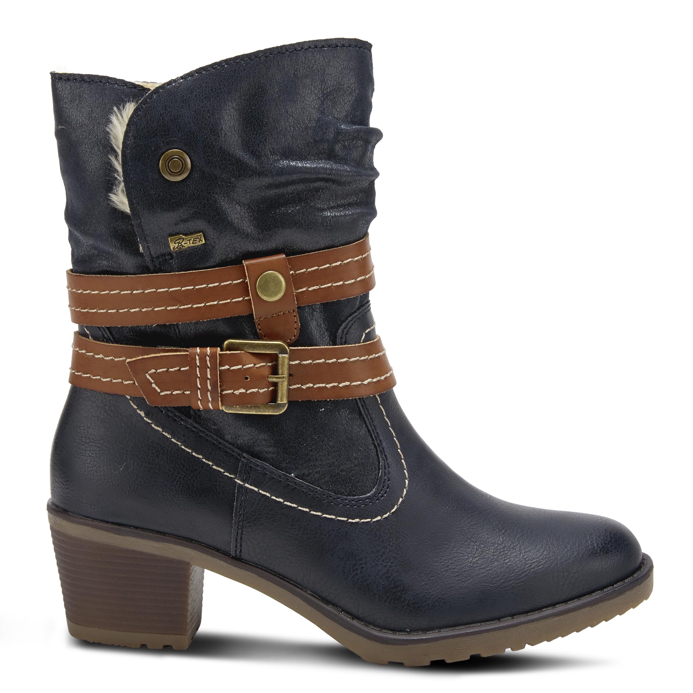 Spring Step Women's Boisa Winter Boots - Waterproof Snow Boots with Fur Lining for Cold Weather, Comfortable Slip-Resistant Outdoor Boots for Walking, Hiking & Winter Fashion