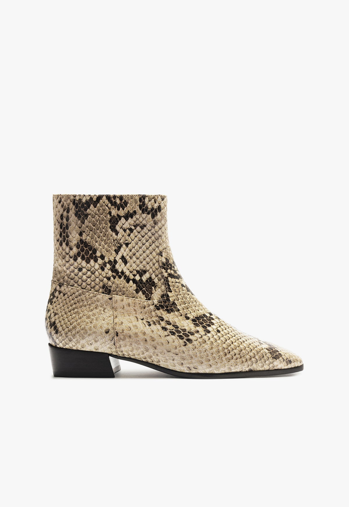 Helena Leather Bootie F24 - Low Heel Height Women's Ankle Boots (S2204400010006) - Perfect for Casual Outfits, Office Wear & Fall Fashion