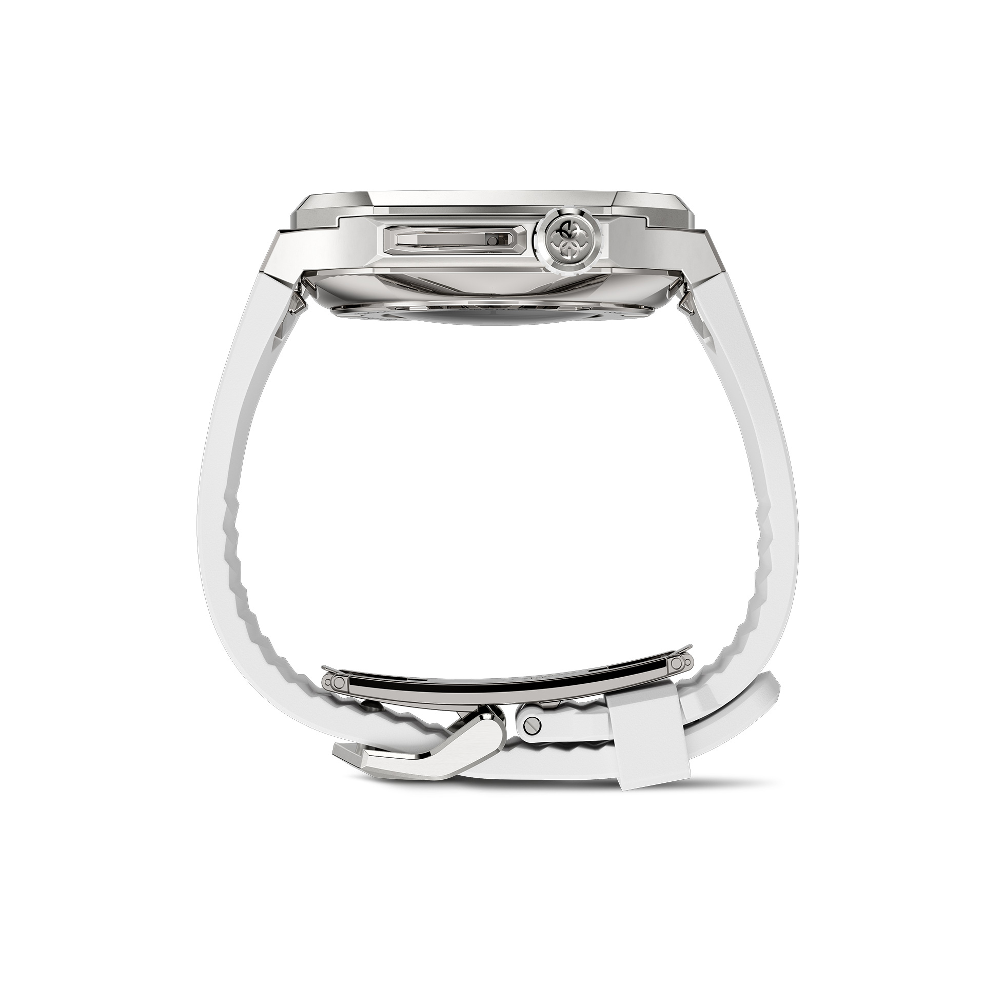 Apple Watch Case for Series 7/8/SE - Slim Protective Cover with Tempered Glass Screen Protector, Silver | Perfect for Gym, Running & Outdoor Activities