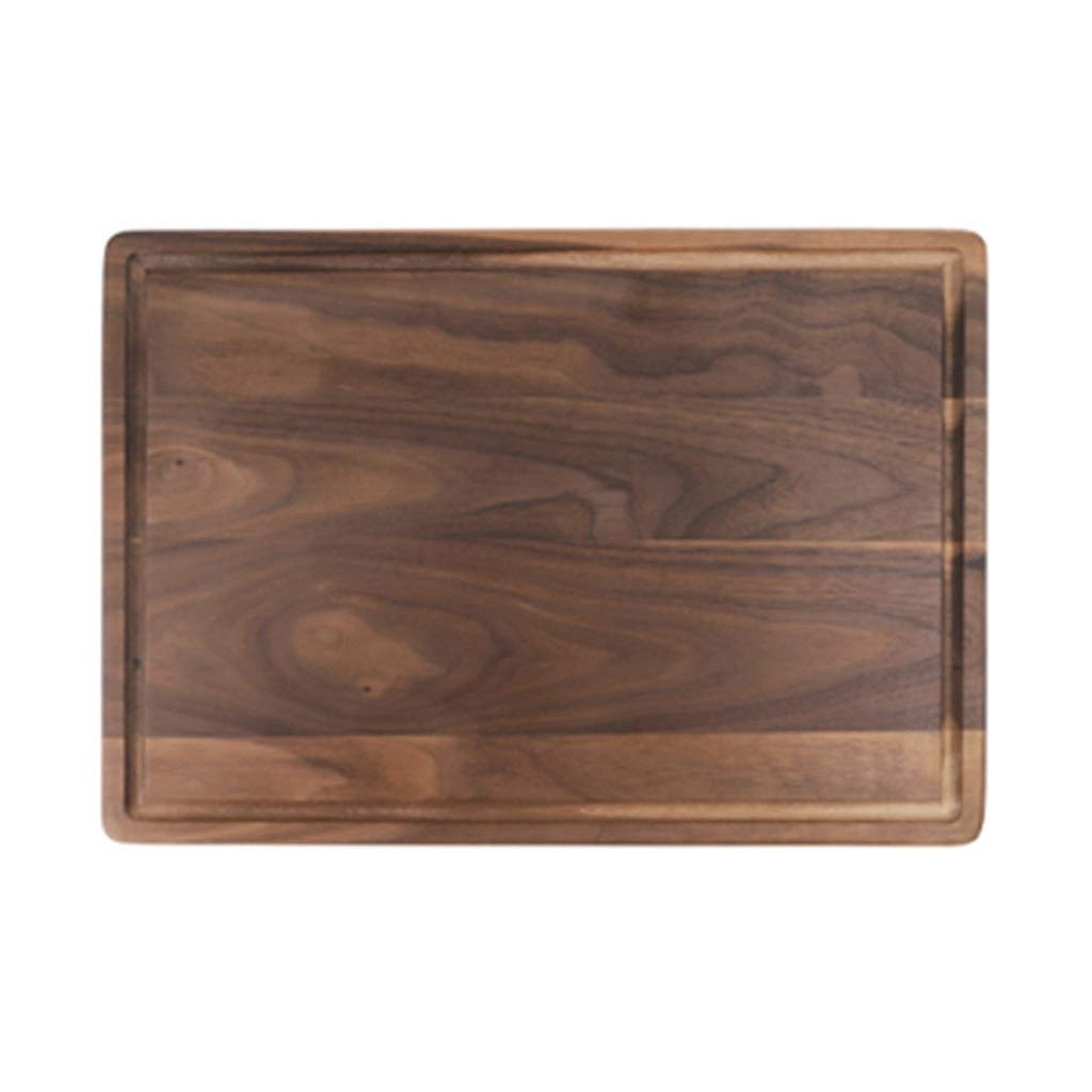 Premium Black Walnut Wood Cutting Board - Extra Large Chopping Block for Steak, Bread & Cheese - Durable Kitchen Cutting Board with Juice Groove - Perfect for Serving, Entertaining & Home Cooking