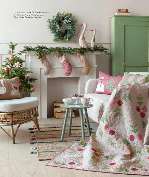 Tilda Fat Eighth Fabric Bundle - Christmas Winter Reds & Greens for Quilting, Sewing & DIY Holiday Crafts | Perfect for Festive Home Decor & Handmade Gifts