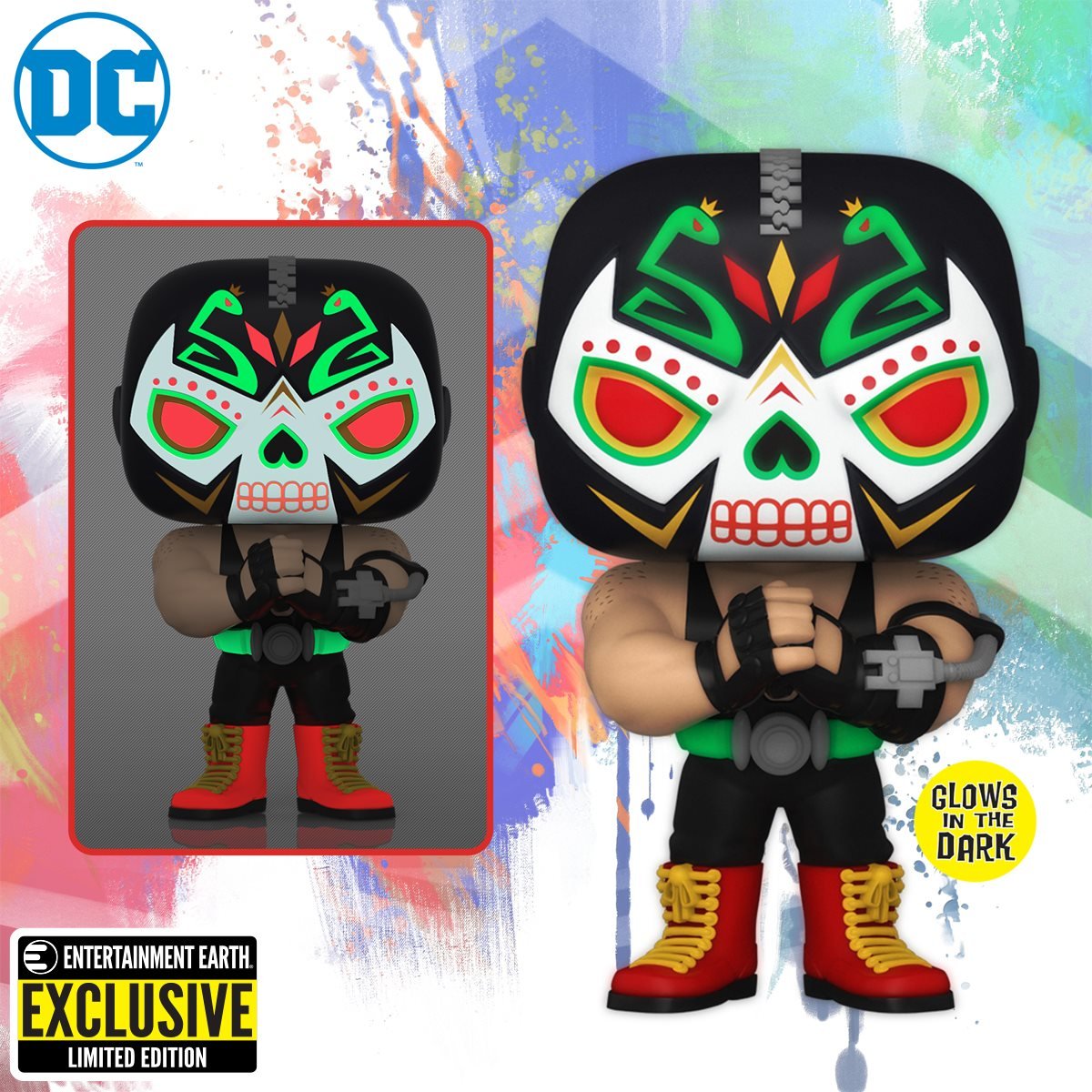DC Comics: DC Dia de los DC Bane Action Figure - Collectible Supervillain Toy for DC Fans, Perfect for Display & Cosplay