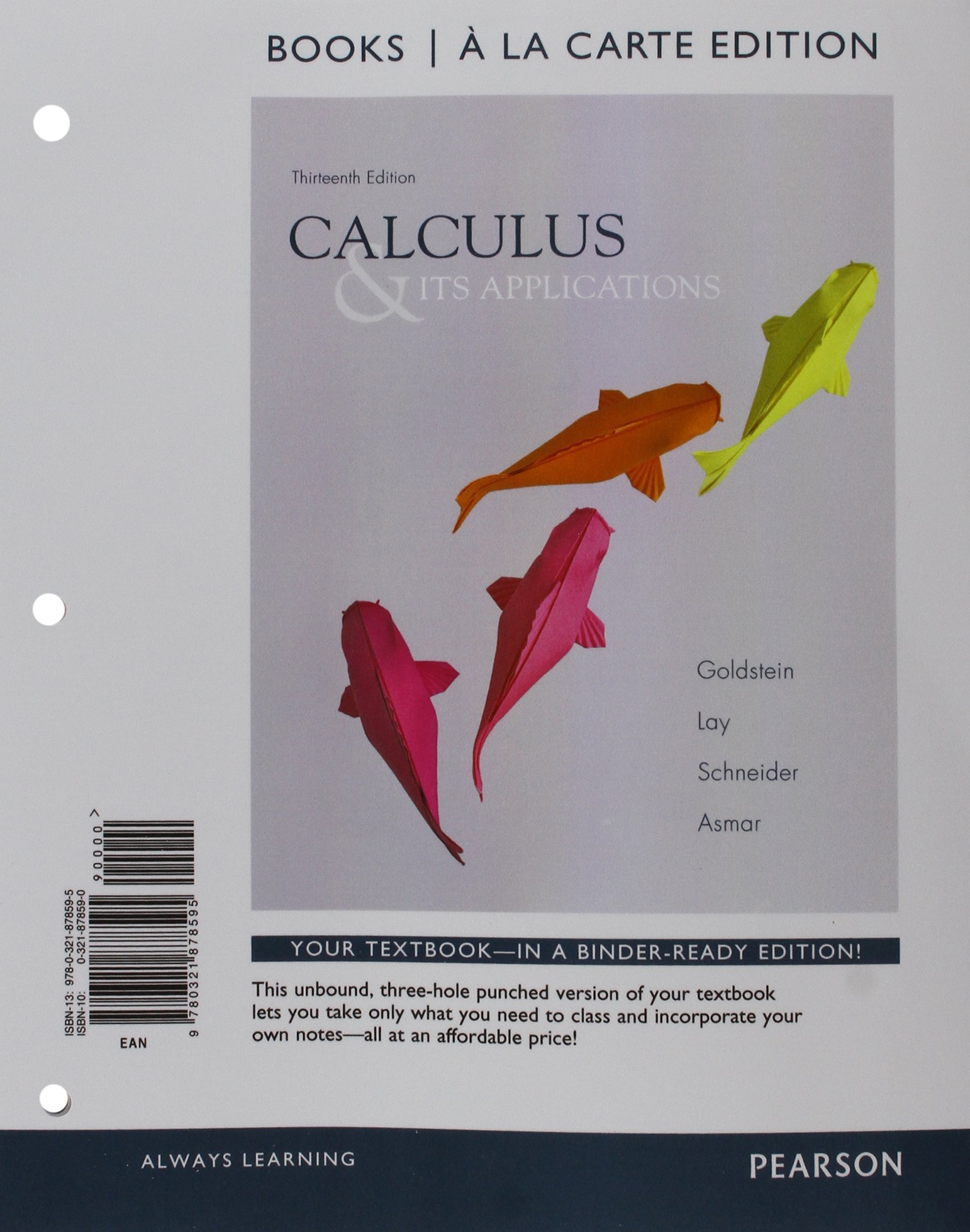 Calculus & Its Applications, Books a la Carte Edition | College Math Textbook for Engineering & Business Students | Perfect for Self-Study & University Courses