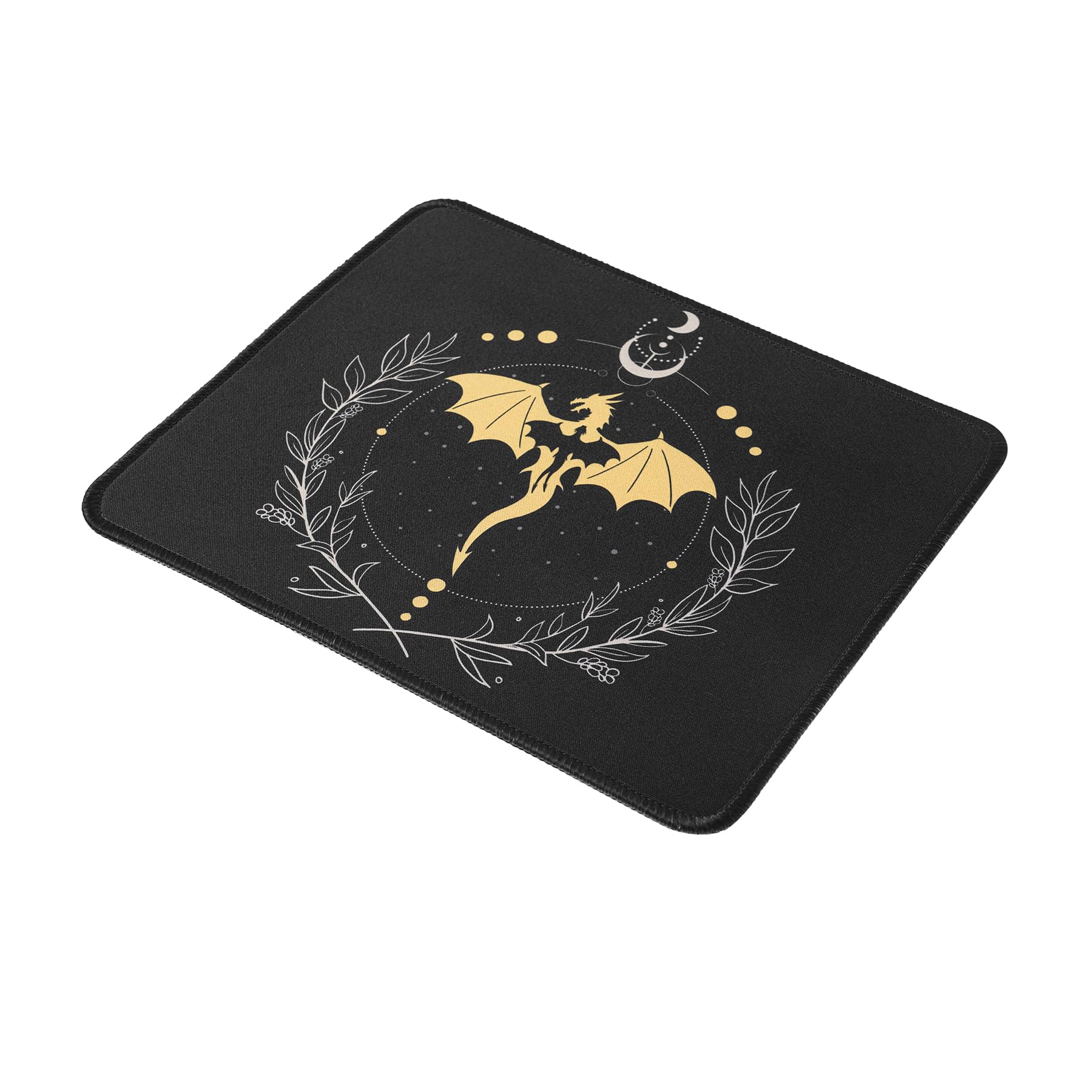 Dragon Gaming Mouse Pad - 9.5 x 7.9 Inch Non-Slip Waterproof Rubber Mousepad for PC, Laptop, Office & Home Use - Cool Square Design for Wireless Mouse & Computer Accessories - Perfect for Gaming, Work & Study