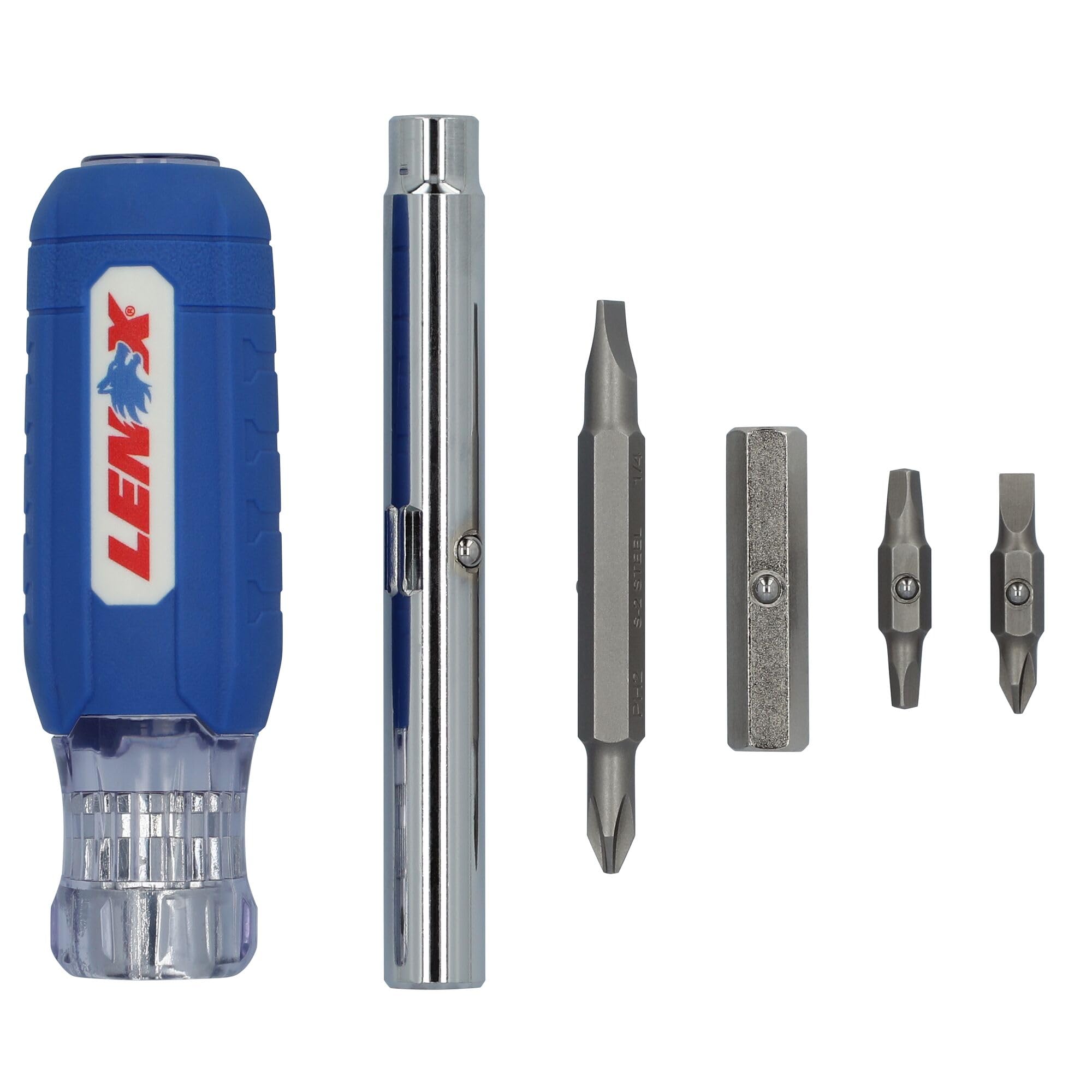 LENOX 9-in-1 Multi-Bit Screwdriver Set with Magnetic Tip (LXHT68000) - Perfect for Home Repairs, DIY Projects & Professional Use