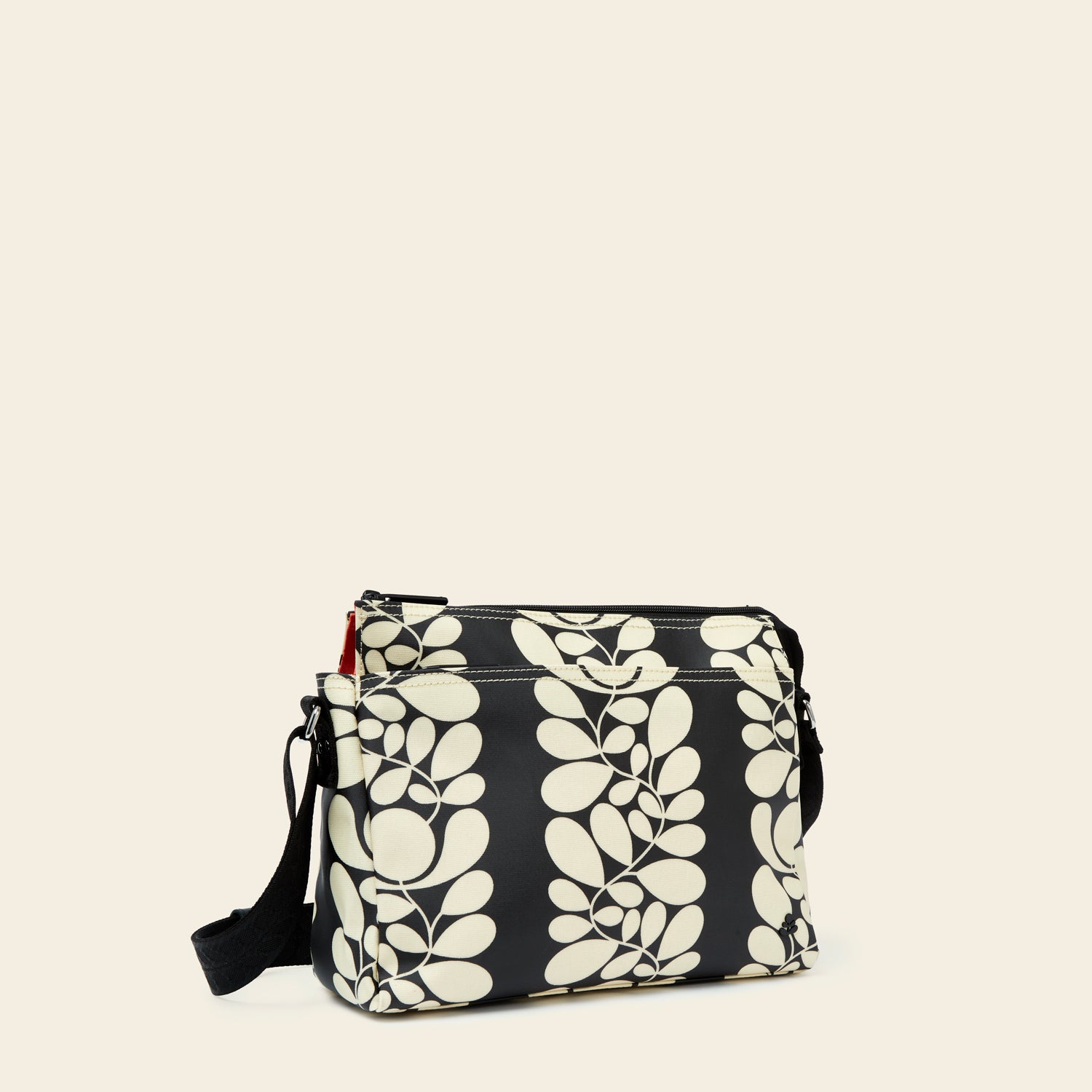 Fielder Crossbody Bag - Stylish Sycamore Stripe Black Leather Purse for Women | Perfect for Work, Travel & Everyday Use