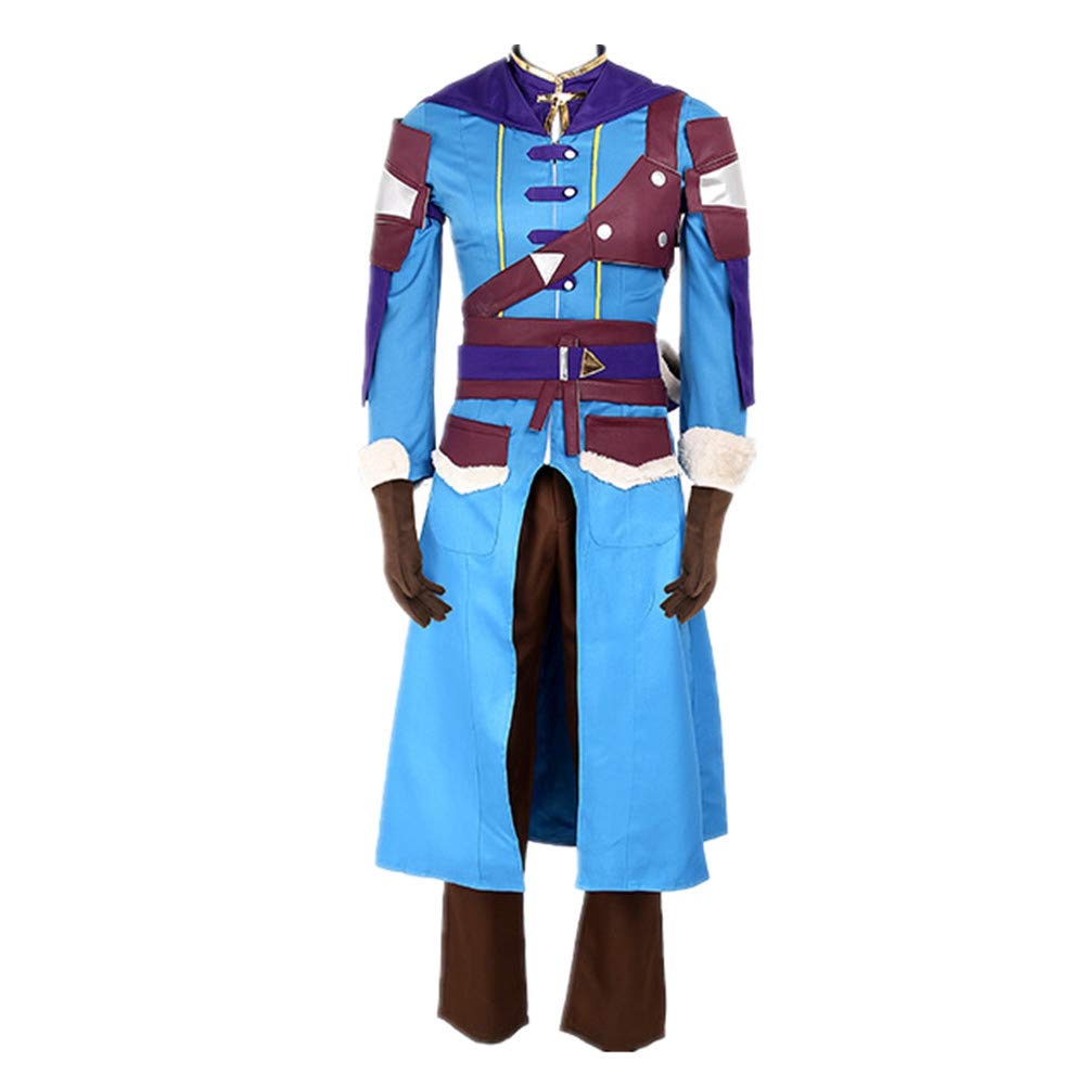 **Anime Ashe Cosplay Costume - League of Legends Ashe Halloween Carnival Full Set for Costume Parties & Conventions**