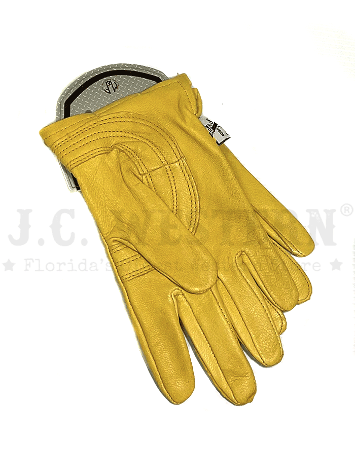 Premium HD Xtreme H2110008 Men's Goatskin Leather Gloves - Tan Brown - Durable & Comfortable for Motorcycle Riding, Winter Driving & Outdoor Activities