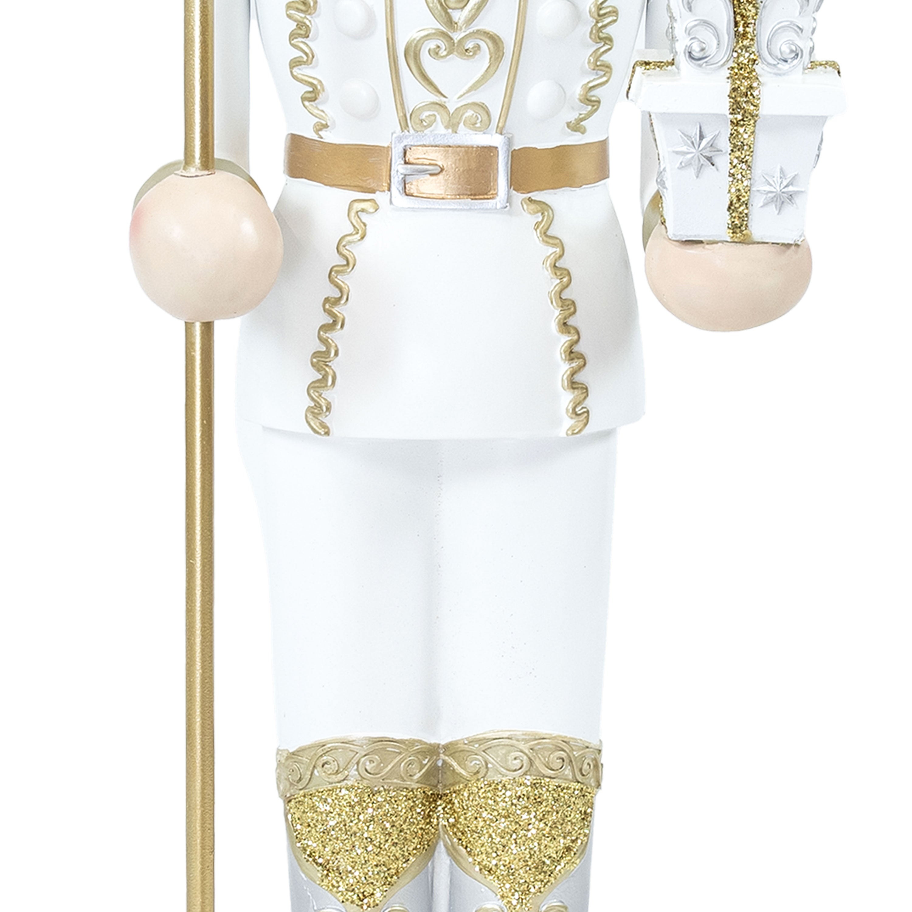 Sunnydaze Pierre the Fleur de Lis Christmas Nutcracker Statue - 47