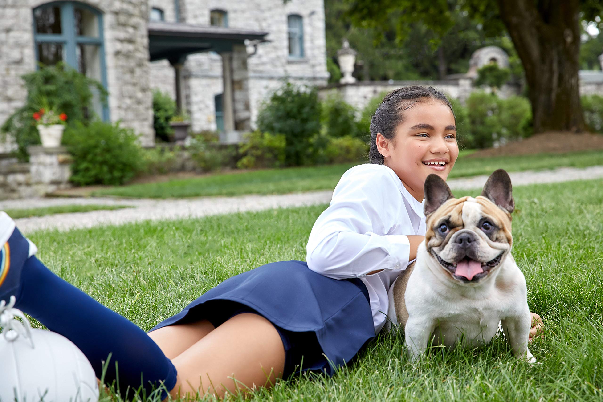 French Toast Girls' Adjustable Waist Pleated-Front Two-Tab Scooter Skirt - Perfect for School Uniforms, Playdates & Special Occasions