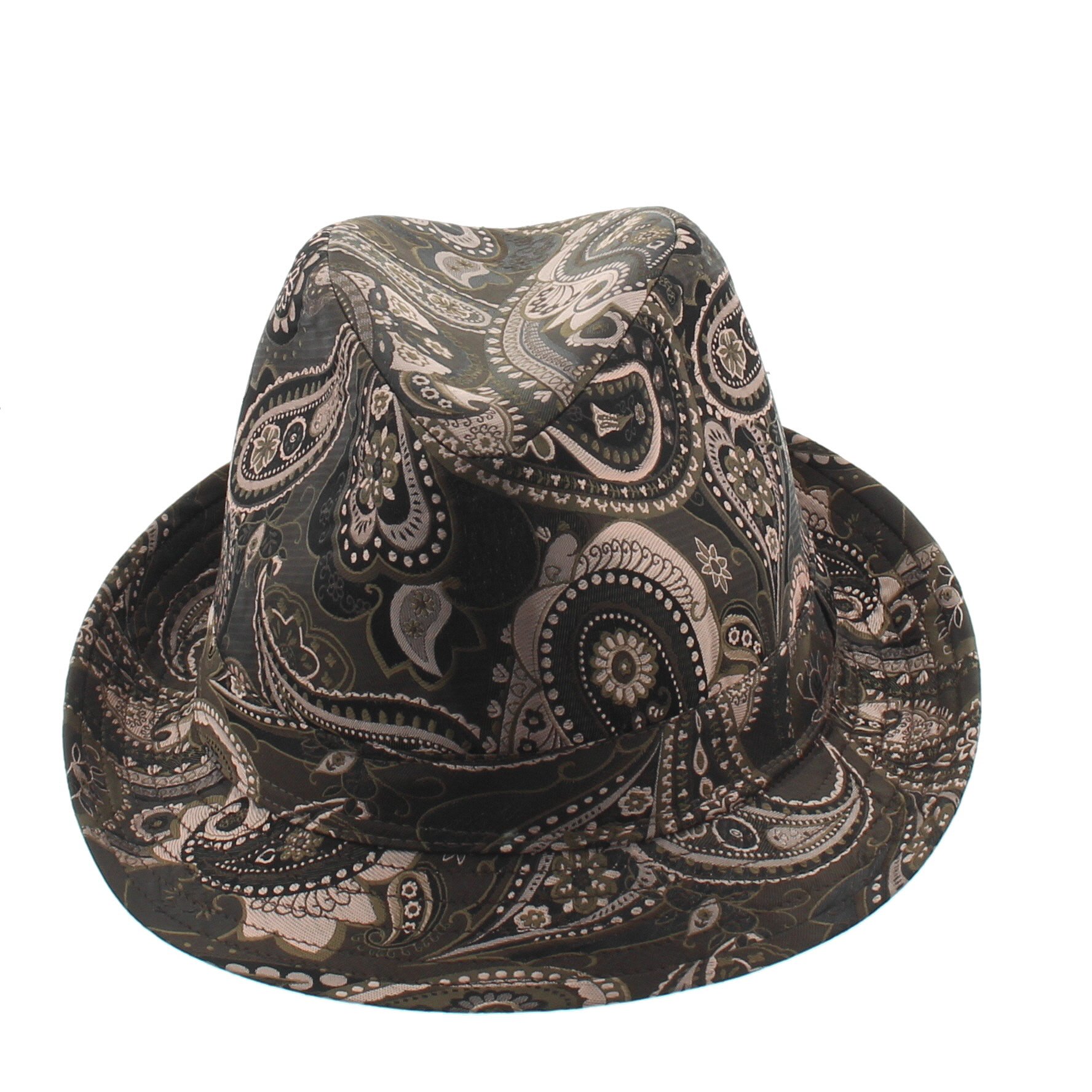 Milani Fedora Hat - Paisley Design for Outdoor & Travel