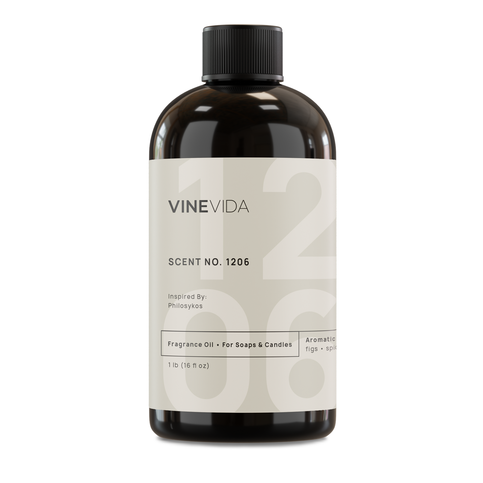 Premium No. 1206 Fig-Scented Fragrance Oil for Handmade Soaps, Candles & Diffusers - Inspired by Diptyque Philosykos - Perfect for Aromatherapy, Home Spa & Gift Giving