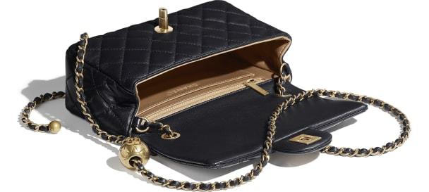 Chanel Classic Medium Flap Bag Black Caviar Leather - Timeless Luxury Handbag for Women | Perfect for Work, Evening Events & Special Occasions
