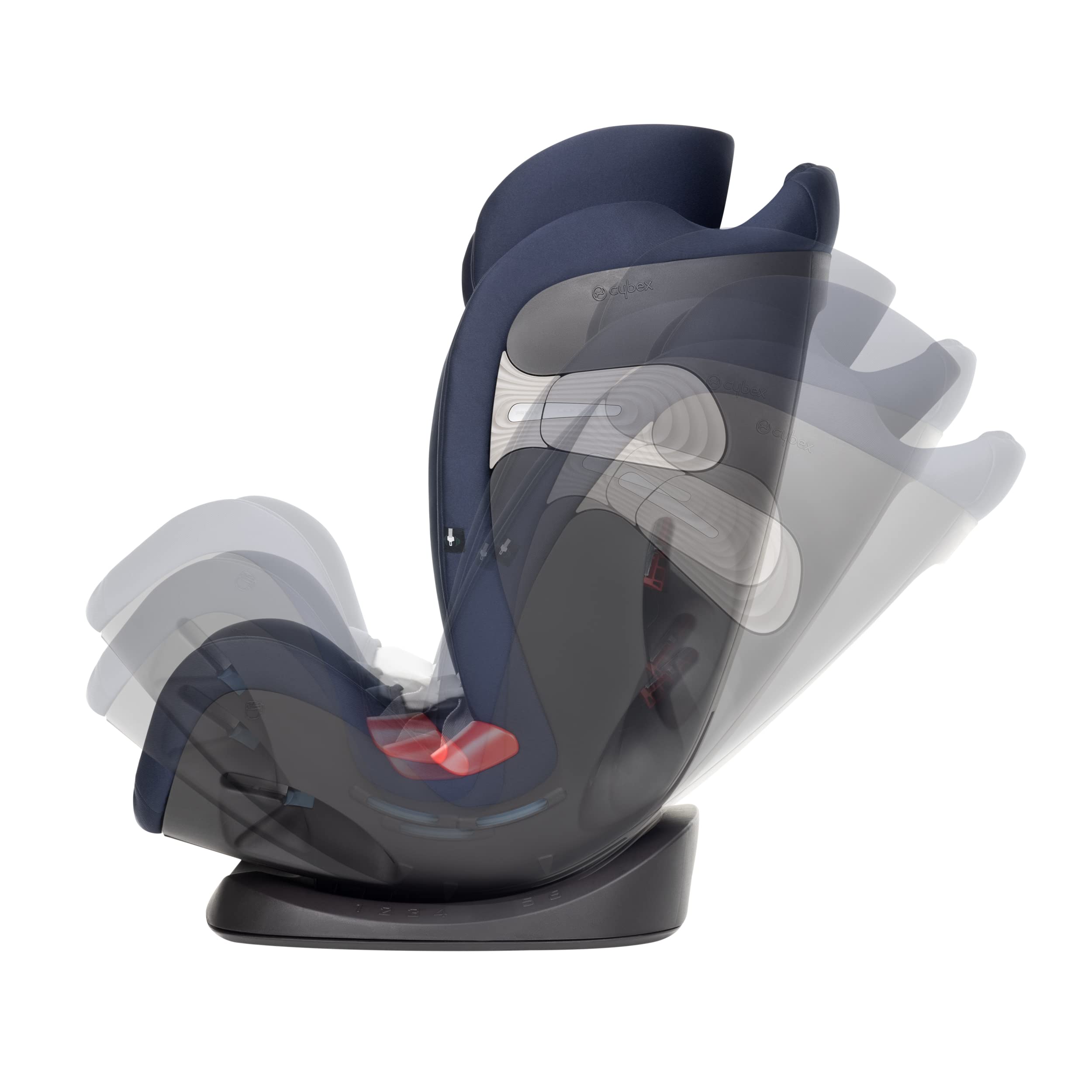 Cybex Standard Eternis S All-in-One Convertible Car Seat with SensorSafe Technology - Denim Blue | Safe for Infants to Toddlers | Perfect for Family Travel & Daily Commute