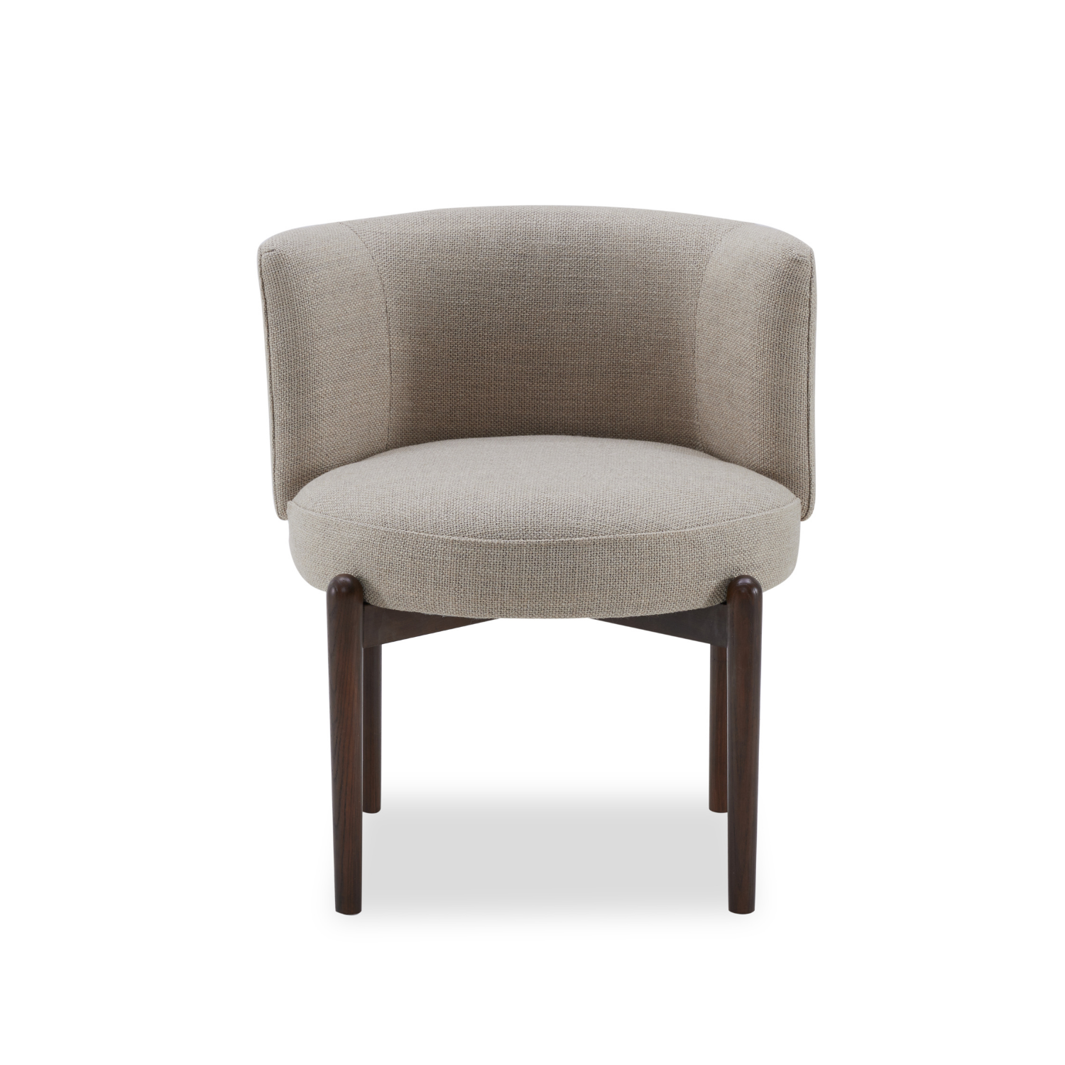 Bloor Dining Chair - Modern Link Ecru Upholstered Seat - Perfect for Kitchen, Dining Room & Home Office