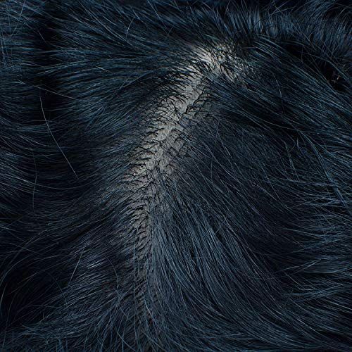Natural Human Hair Toupee for Men - 7x5 Inch Undetectable Hair Replacement System - Realistic & Comfortable Hairpiece for Thinning Hair & Baldness - Perfect for Daily Wear, Work, and Special Occasions