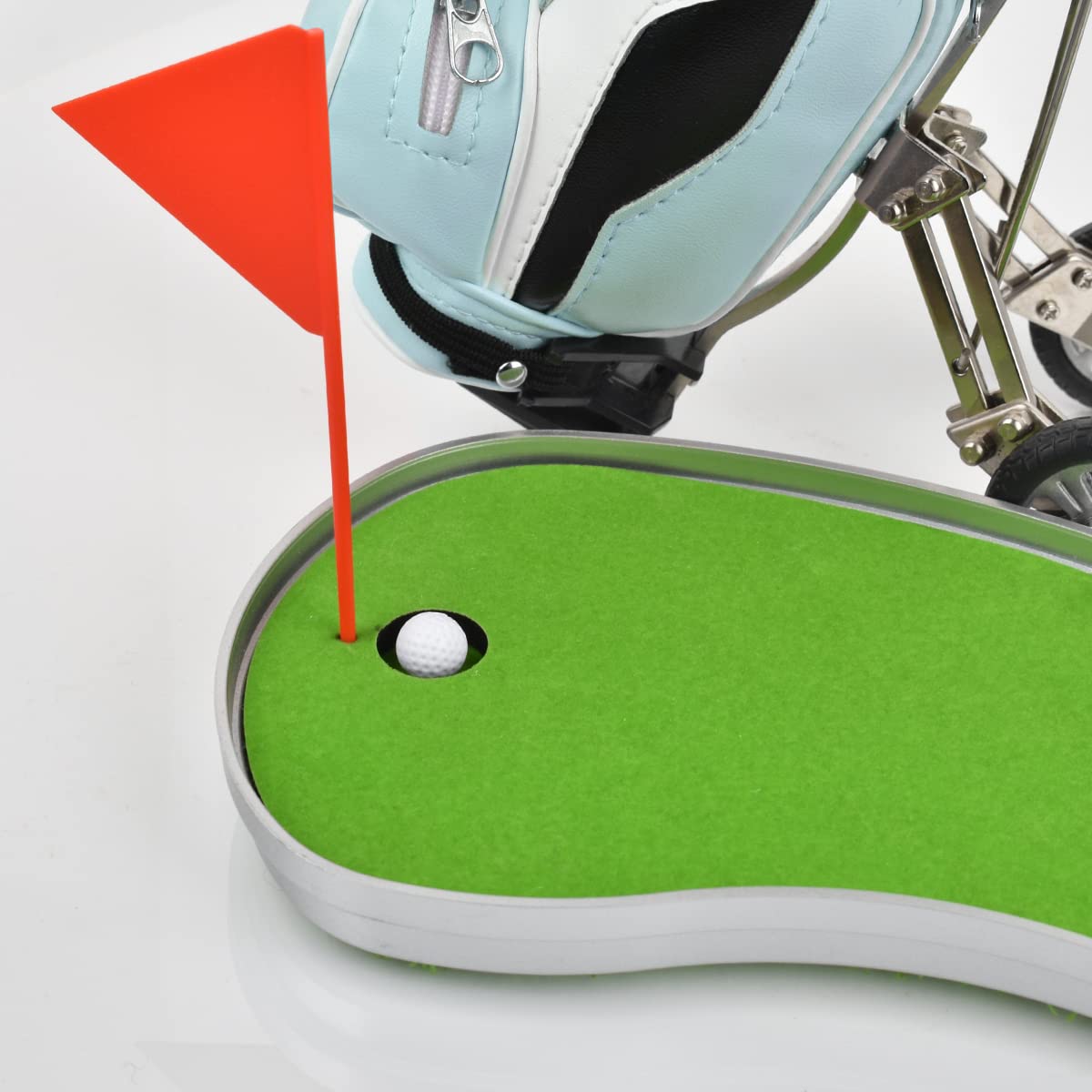 Dual-Purpose Golf Pen Holder with 3 Club Pens - Unique Office Desk Organizer & Golf Lover Gift for Men & Women | Perfect for Golf-Themed Decor & Birthday Presents