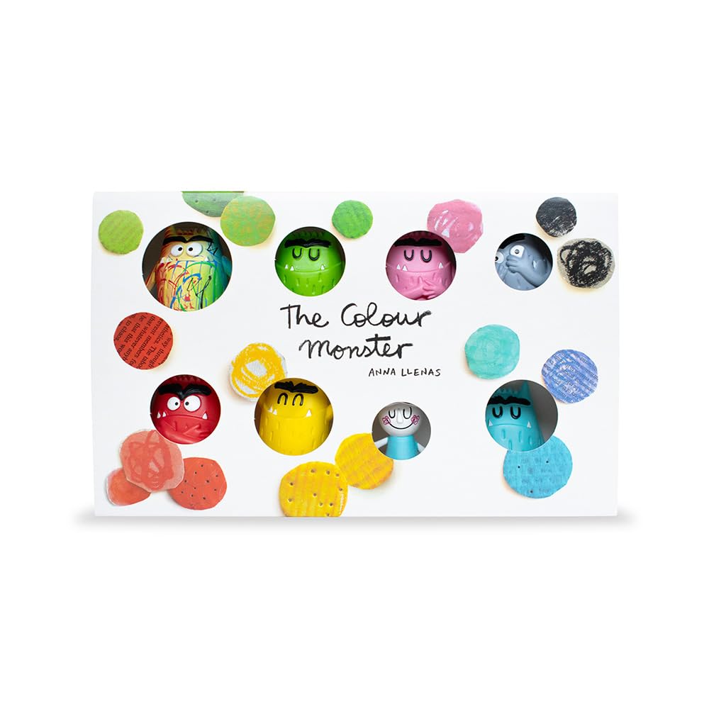 The Colour Monster Figurines Collection - Cute Emotional Learning Toys for Kids, Perfect for Play Therapy, Classroom Decor, and Gift Giving