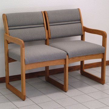 FixtureDisplays® Modern Valley Two-Seat Sofa - 43