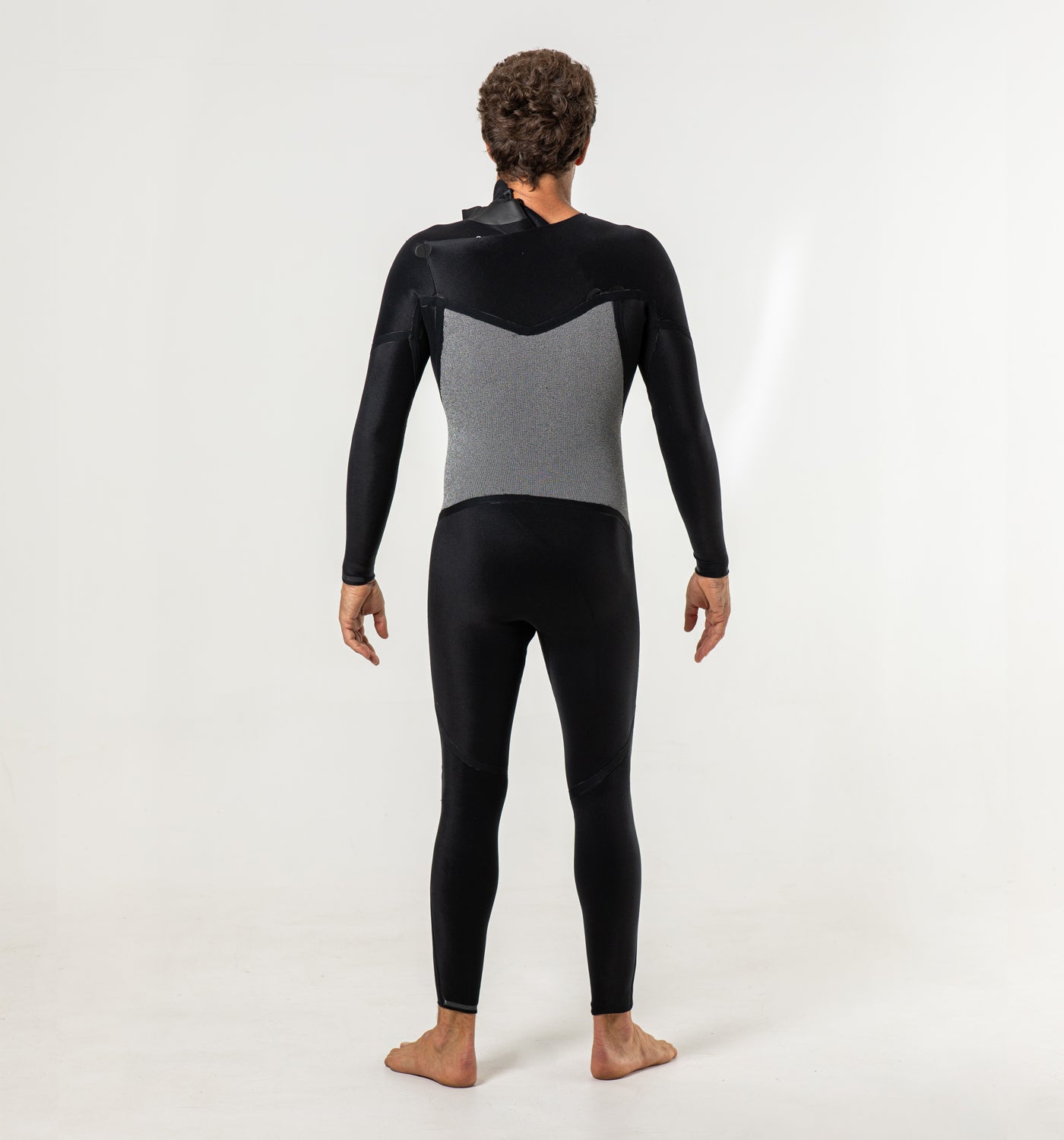 Performance Men's 3/2mm Chest Zip Wetsuit - Premium Neoprene Steamer Wetsuit for Surfing, Diving & Water Sports | Comfortable & Flexible Cold Water Protection