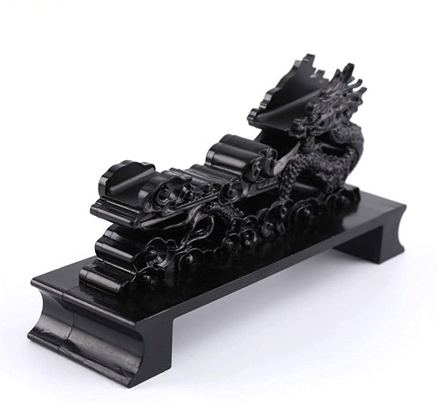 Black Dragon Shaped Samurai Sword Stand - Chinese Themed Katana Display Holder for Japanese Ninja & Master Swords - Perfect for Home Decor, Martial Arts Studios & Weapon Collections