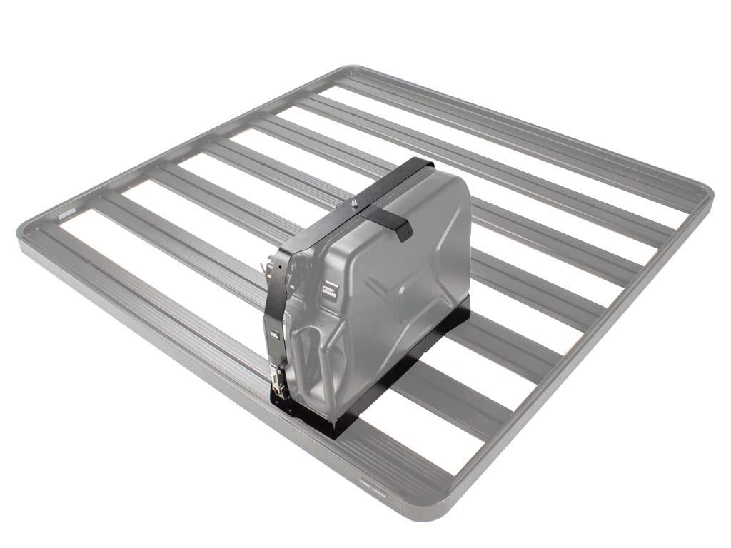 Single Jerry Can Holder - Heavy Duty Metal Gas Can Holder for Trucks, Jeeps & Off-Road Vehicles - Secure Storage Solution for Camping, Emergency Prep & Outdoor Adventures