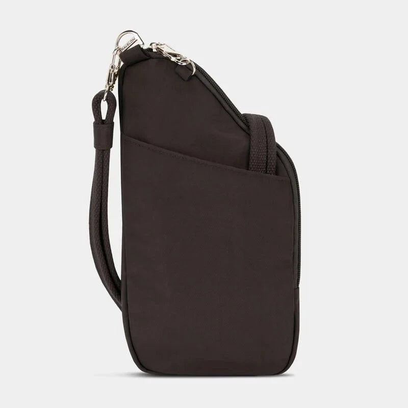 Travelon Anti-Theft Essentials Mini Asymmetric Crossbody Bag - Secure & Stylish Purse for Women - Perfect for Travel, Commuting & Everyday Use