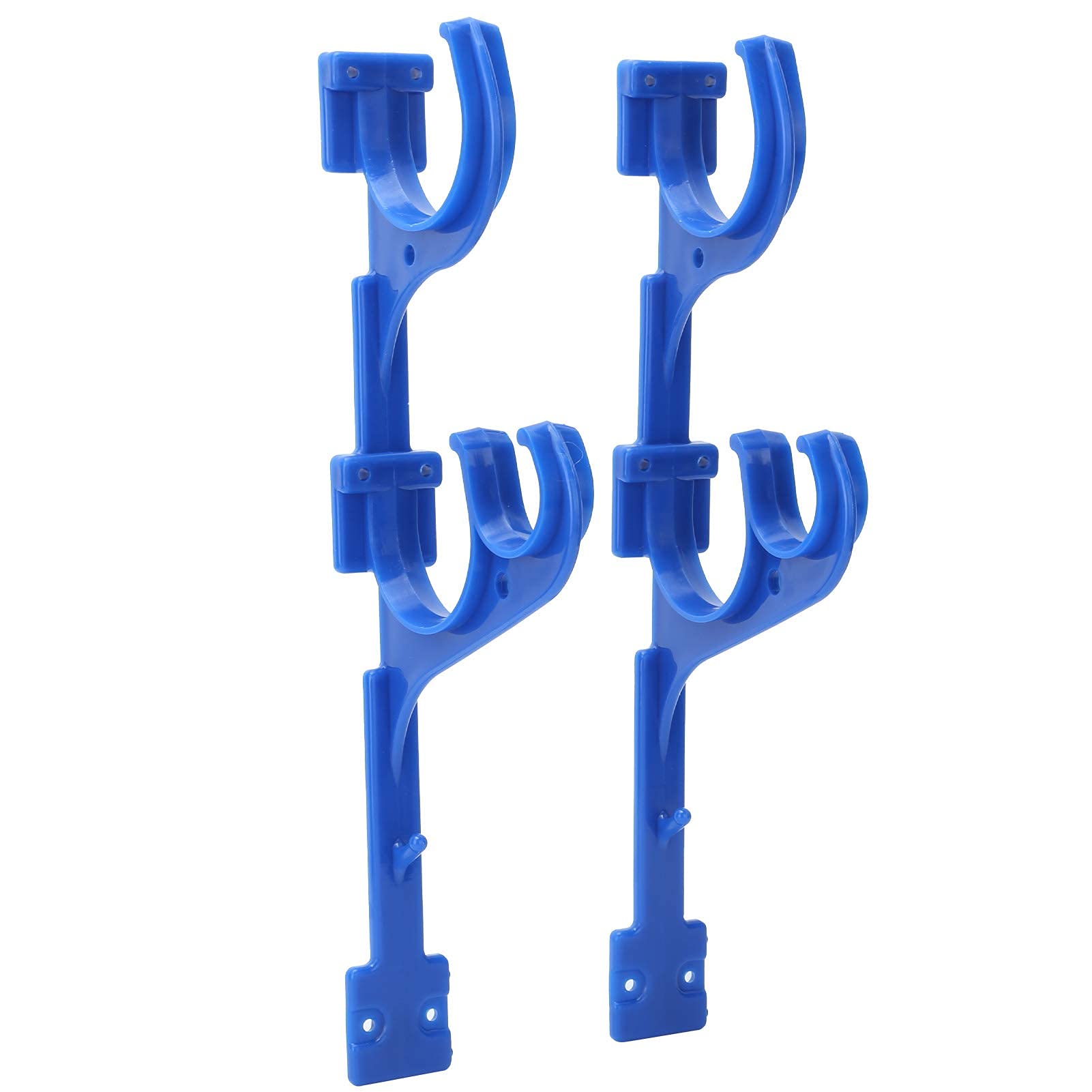 ABS Pool Hanger Hook - Easy Install Vacuum Hose Pole for Clothes & Gardening Tools (Blue) - Perfect for Poolside & Outdoor Use