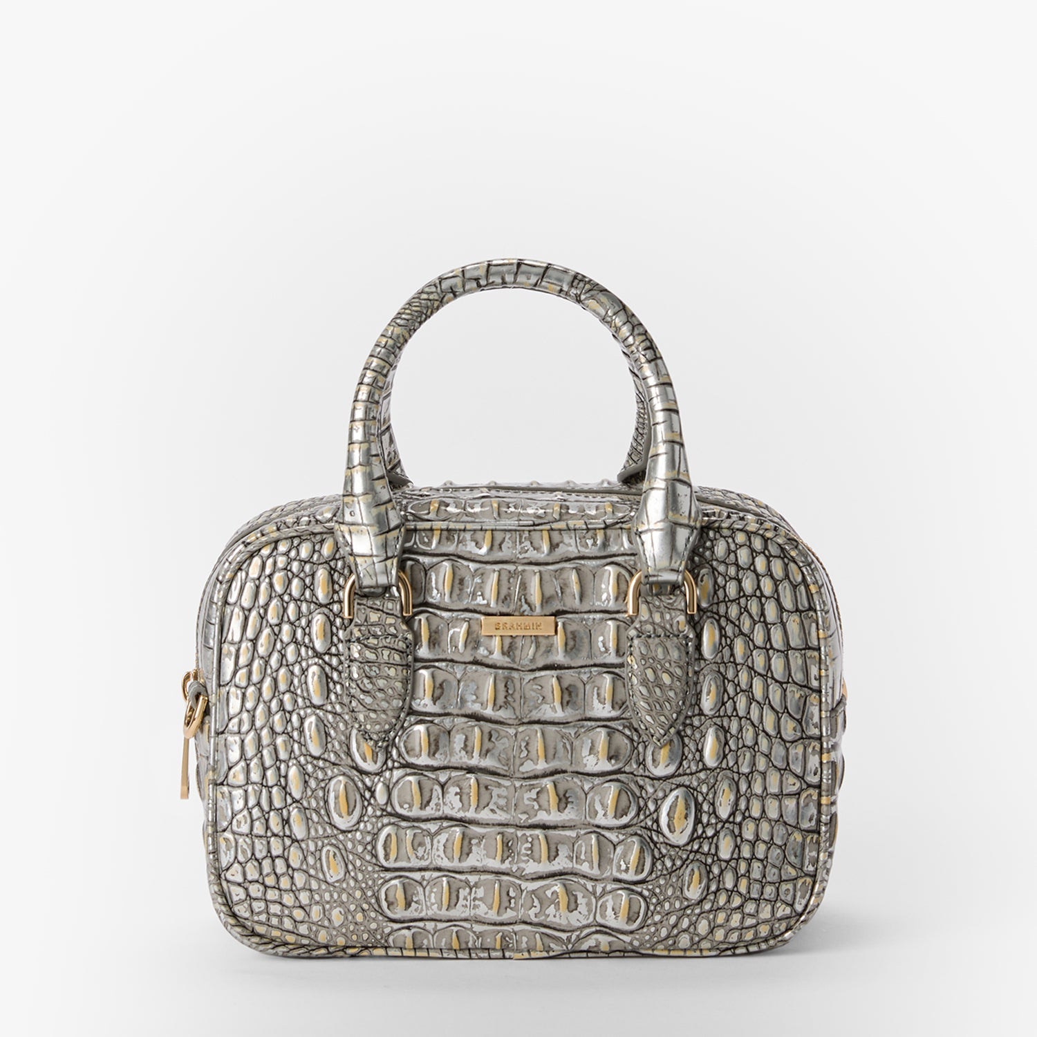 Mara Chrome Melbourne Women's Leather Handbag - Stylish Crossbody Purse for Everyday Use, Work & Travel