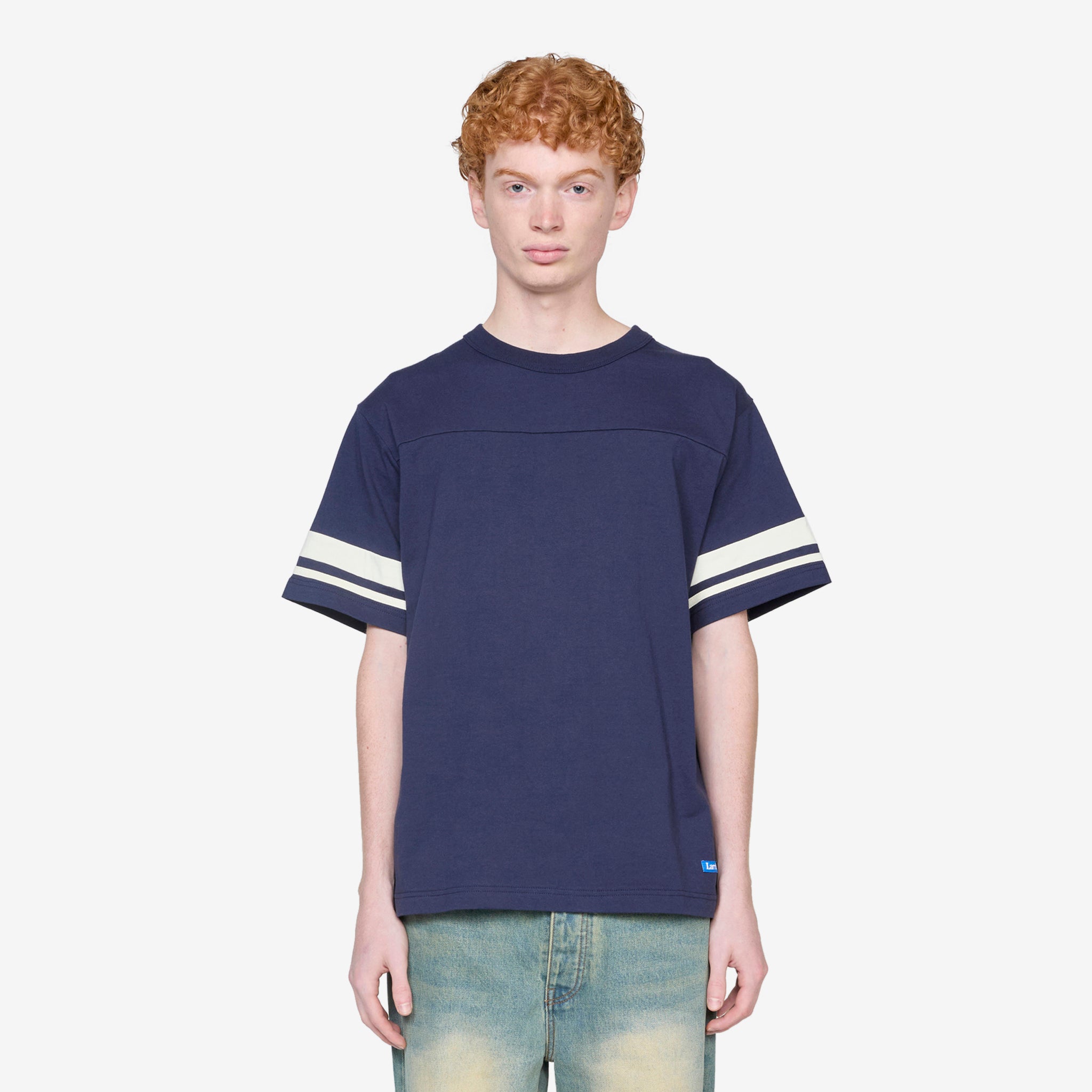Chad Navy Blue T-Shirt for Men - Comfortable Cotton Casual Tee for Everyday Wear, Gym, and Outings