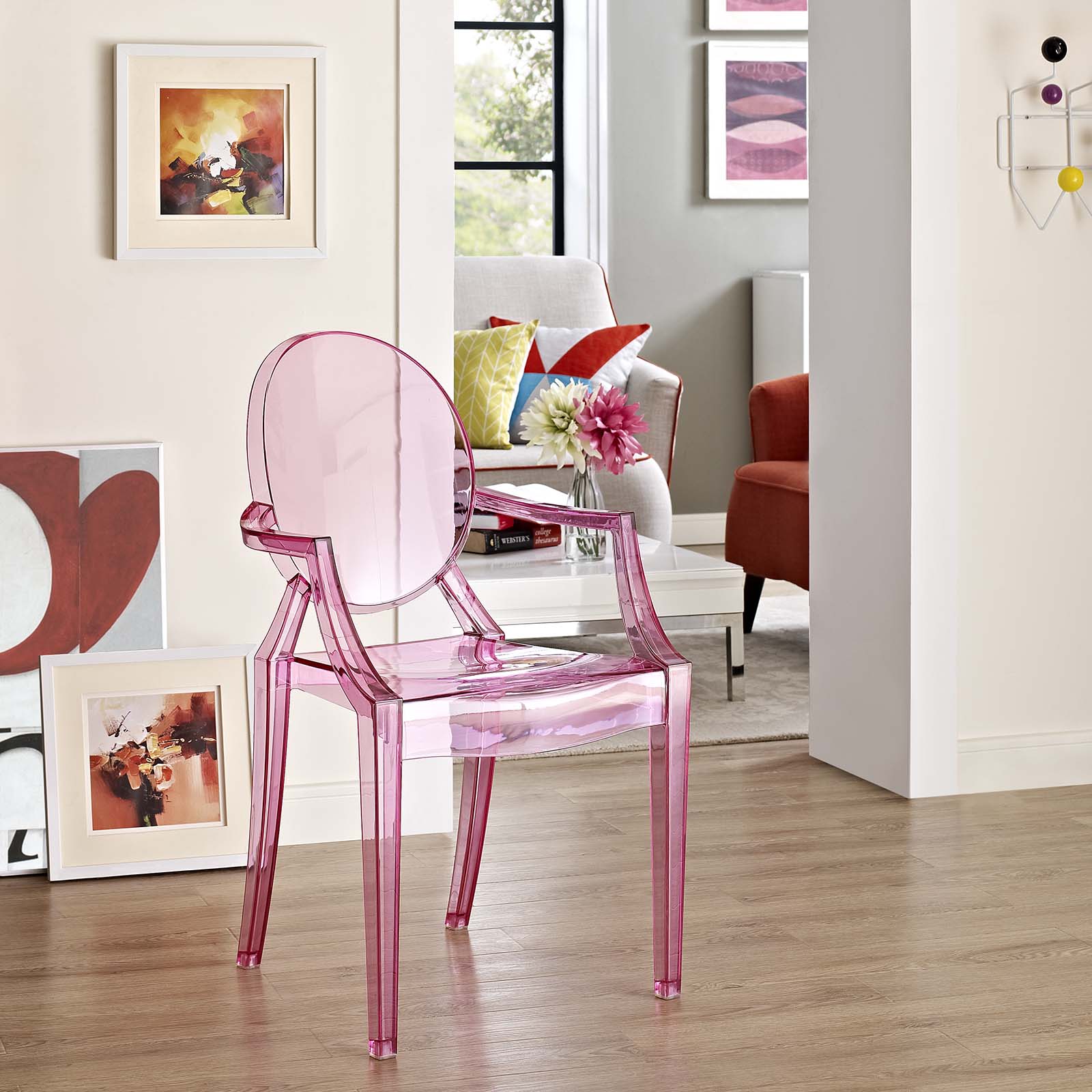 Casper Dining Armchair - Modern Upholstered Dining Chair for Kitchen & Dining Room - Comfortable & Stylish Seating for Home & Restaurant Use