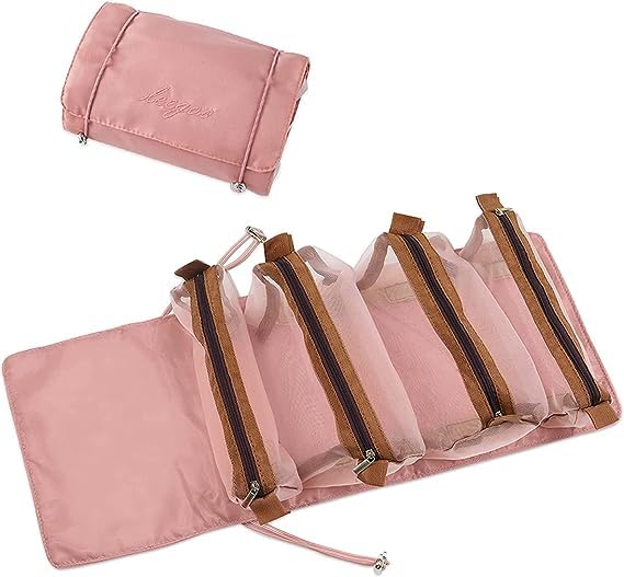 Elegant Roomy Cosmetic Bag for Women - Makeup & Toiletry Organizer - Perfect Gift for Travel & Daily Use