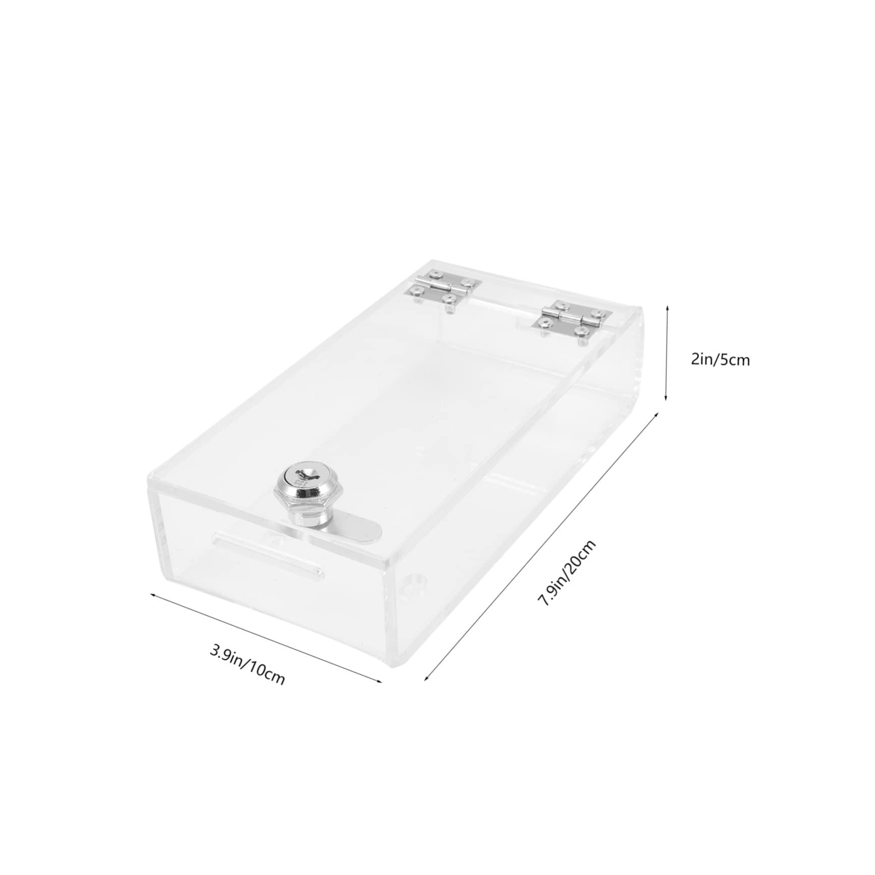 STOBOK Clear Acrylic Smartphone Storage Box with Lock - Durable Phone Organizer Case for Office, Home & Retail Use - Secure Cell Phone Locker Cabinet for Staff & Personal Devices