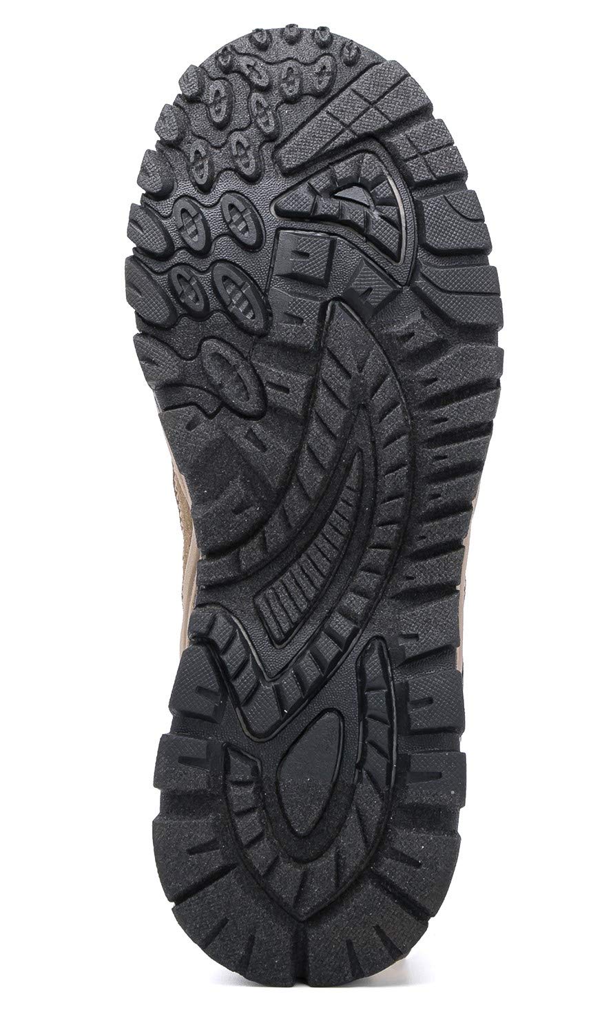 Women's Brown Oak Waterproof Hiking Boots - Lightweight Trekking & Camping Shoes for Outdoor Adventures, Walking & Work