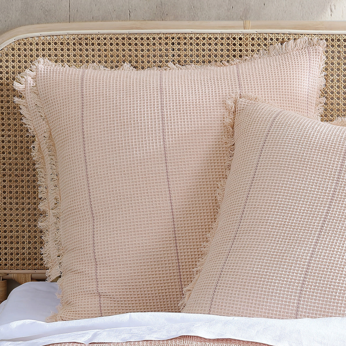 Linen House Galicia Peony European Pillowcase - Premium Cotton Decorative Pillow Cover for Bedroom, Sofa & Home Decor