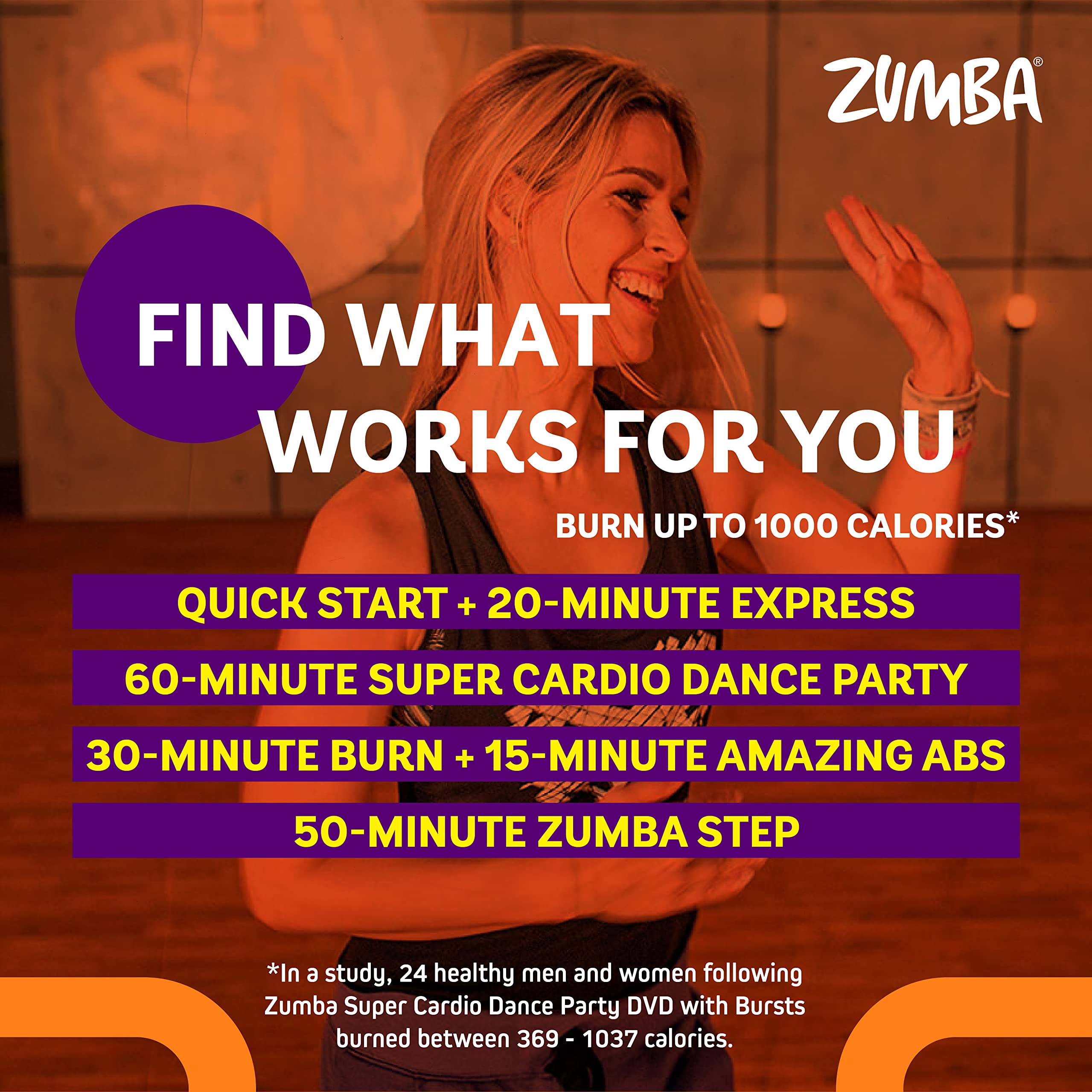 Zumba Blitz Dance Workout DVD Bundle - Weight Loss Dance Fitness Program with Instructional Guides | Perfect for Home Exercise, Group Classes & Cardio Training