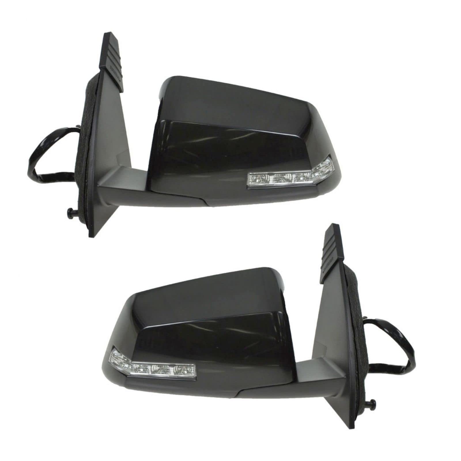 Heated Power Side Mirrors with Turn Signal & Memory Function - Left & Right Pair for Chevy Traverse, GMC Acadia, Saturn Outlook | Perfect for Winter Driving & Enhanced Safety