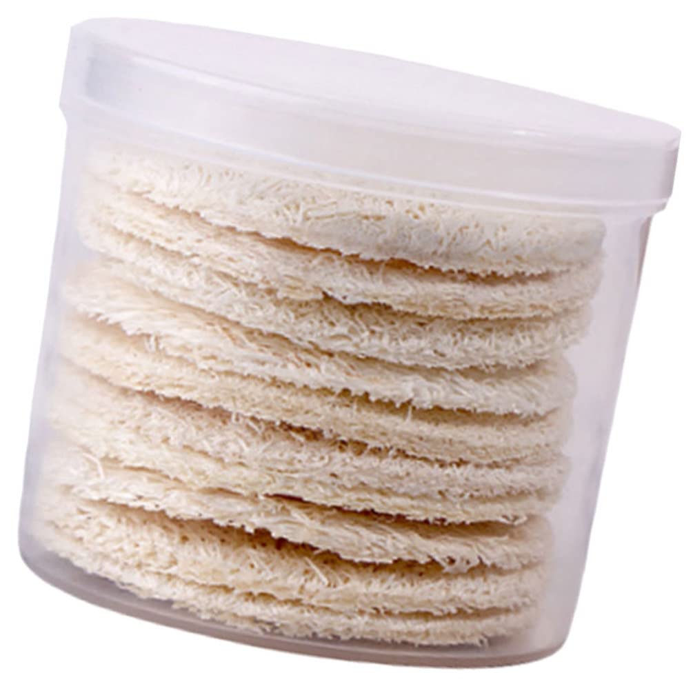 10-Pack Exfoliating Facial Loofah Sponges - Gentle Makeup Remover Pads for Deep Cleansing & Skin Exfoliation | Perfect for Daily Face Wash, Makeup Removal & Skincare Routine