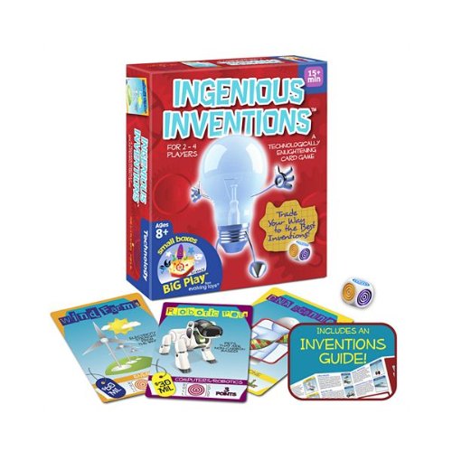 Evolving Toys Ingenious Inventions Card Game - Fun STEM Educational Game for Kids & Families - Perfect for Classroom Learning, Family Game Nights & Birthday Parties