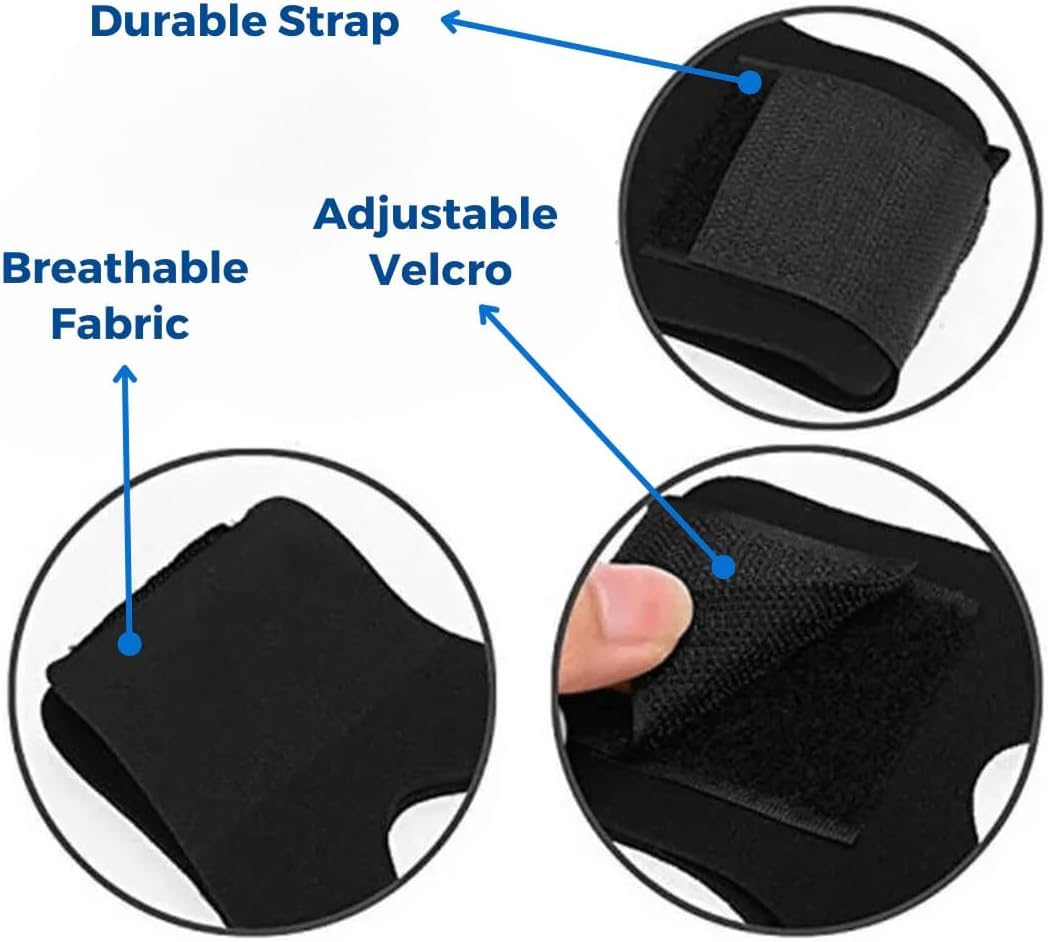Veralabs Airflow Jaw Strap for Sleep Apnea Relief - 2024 Upgraded Snoring Solution for Men & Women - Comfortable Anti-Snoring Mouthpiece (Blue, 2-Pack) - Perfect for Nighttime Use & Travel