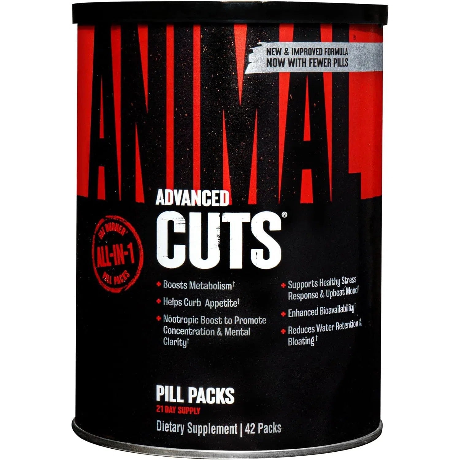 Animal Cuts Fat Burner & Weight Loss Supplement for Men & Women - Boost Energy & Metabolism for Gym Workouts & Fitness Goals