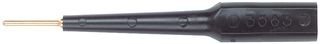 Pomona Electronics 3561-0 Banana Jack Test Adapter - 2500V RMS Max, Black, 10-Pack - Perfect for Electrical Testing & Laboratory Equipment Connections
