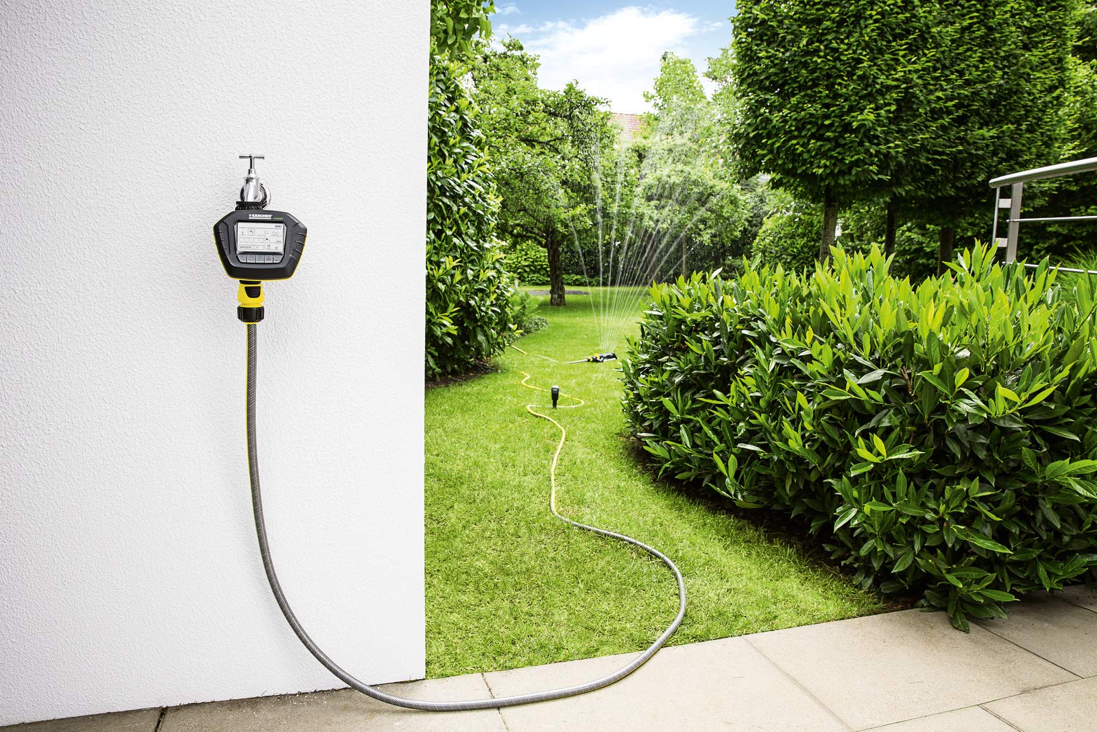Karcher ST6 Automatic Watering Sensor Timer - Smart Garden Irrigation Controller for Lawns, Plants & Flowers | Perfect for Outdoor Sprinkler Systems & Drip Irrigation