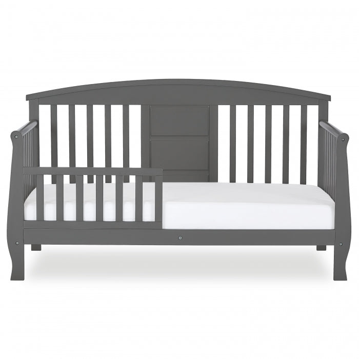 Dream On Me Dallas Toddler Day Bed - Convertible Kids Bed with Safety Rails, White - Perfect for Nursery, Playroom & Sleepovers