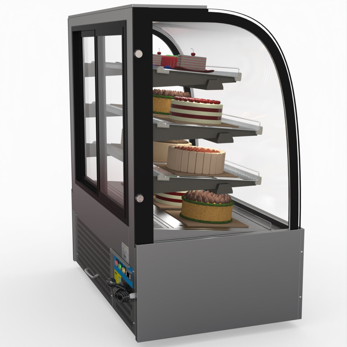 Bonvue SL840 Commercial Refrigerated Display Case - Perfect for Delis, Bakeries & Cafes to Showcase Fresh Food
