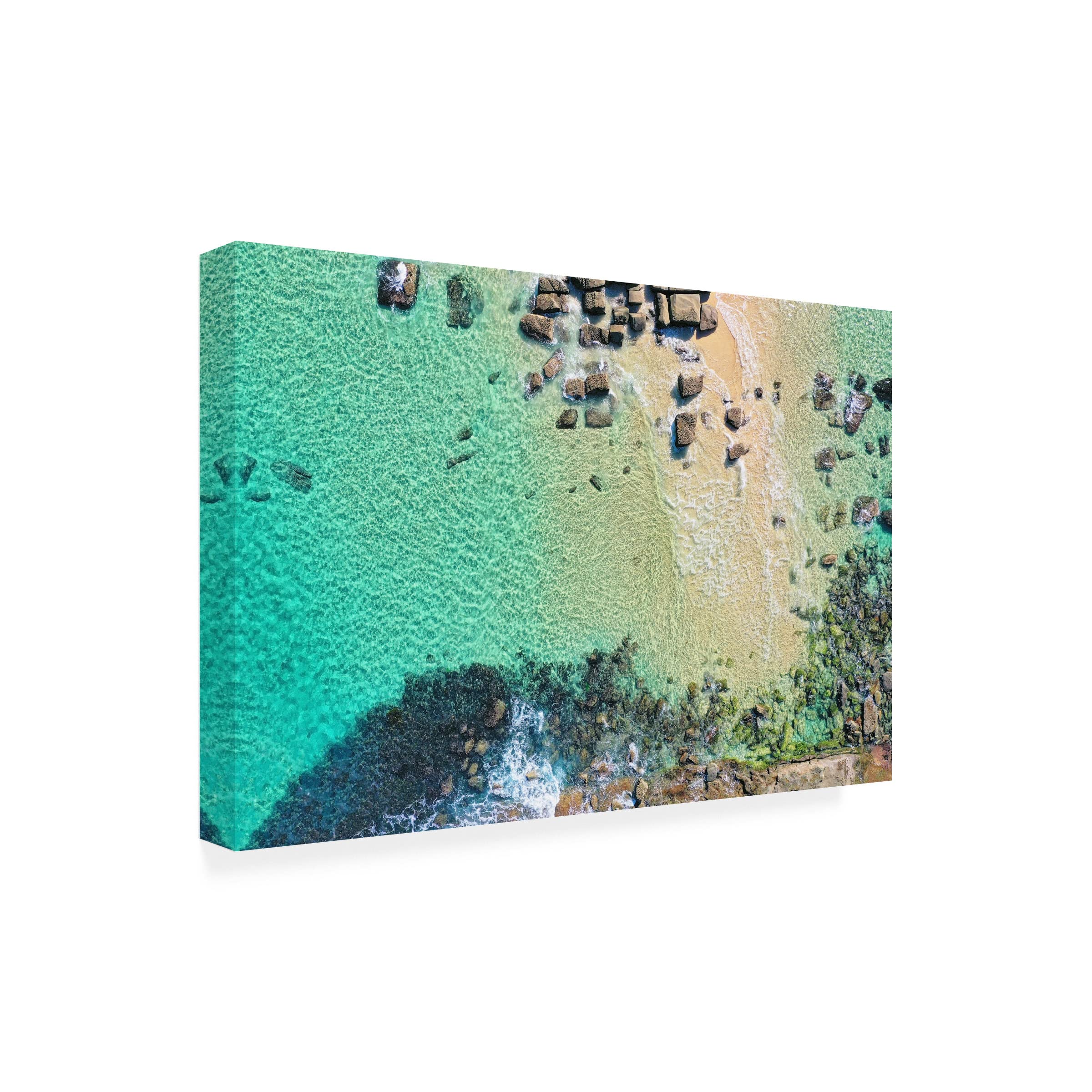 Trademark Fine Art 'Art Of The Ocean' Canvas Wall Art by Beata Czyzowska Young - Stunning Coastal Decor for Living Room, Bedroom & Office