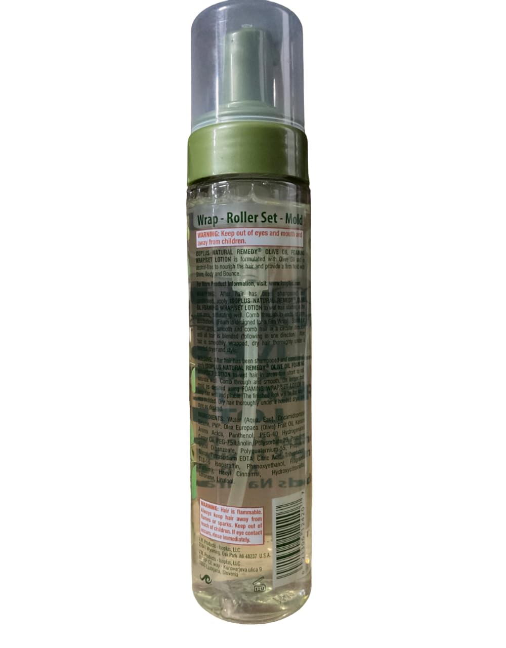Isoplus Natural Remedy Oil Wrap Set Lotion 8.5 Oz (Pack of 12) - Deep Conditioning Hair Treatment for Dry, Damaged & Curly Hair - Perfect for Salon & Home Hair Care Routines