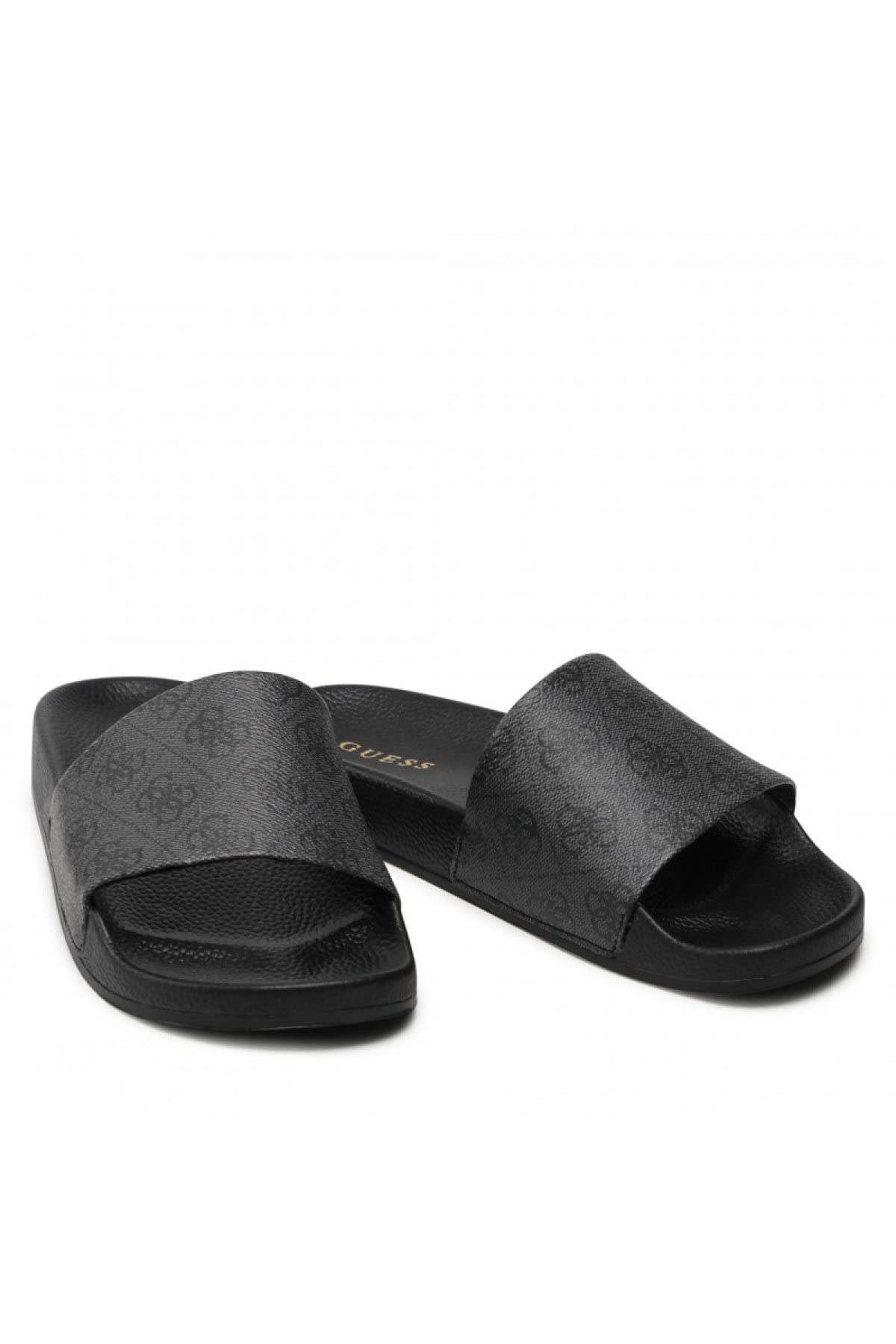 GUESS Men's Comfortable Slide Sandals - Breathable Summer Beach Shoes for Pool, Gym & Casual Wear