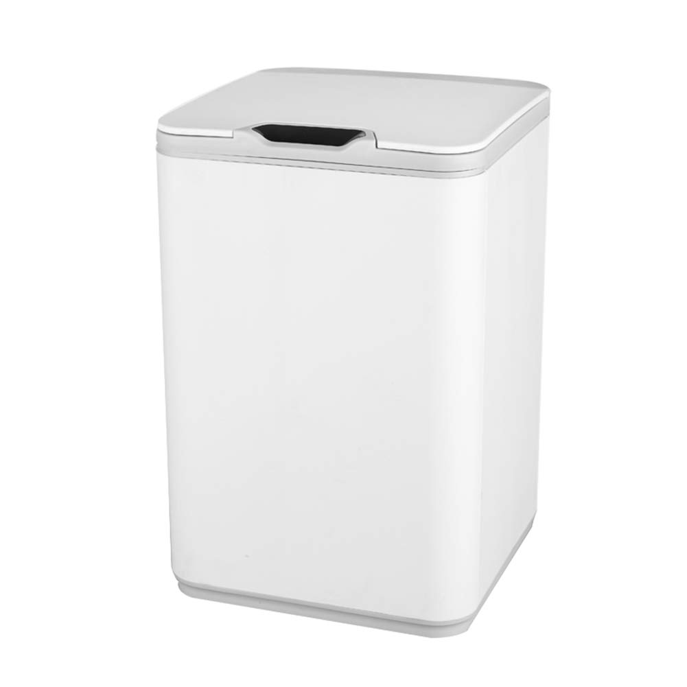 LTLCBB 12L Automatic Touchless Motion Sensor Trash Can - Smart Induction Kitchen Waste Bin with No-Touch Technology, White - Perfect for Home, Office, and Restaurant Use